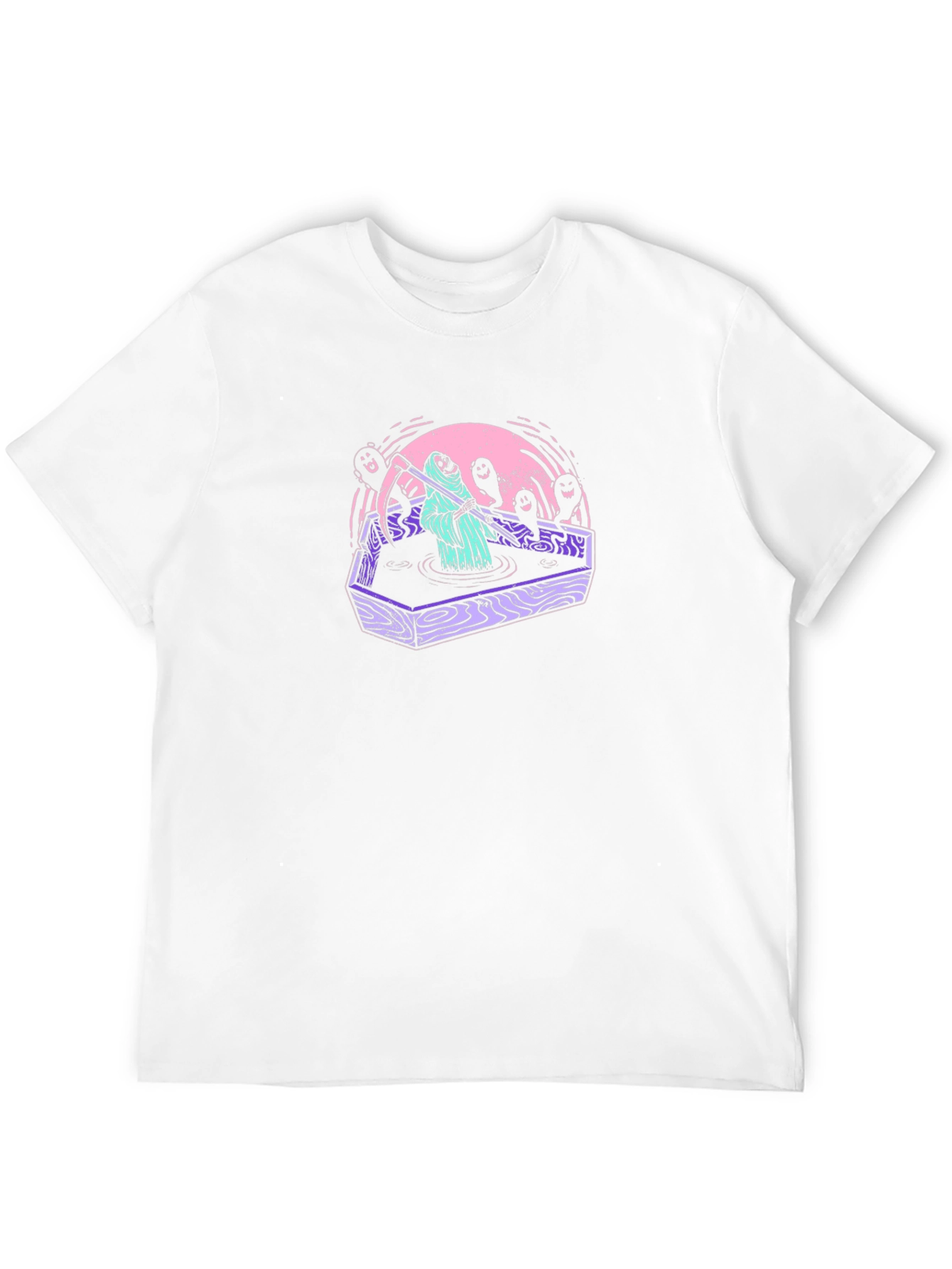 Grim Reaper Coffin Tee - Spooky Style