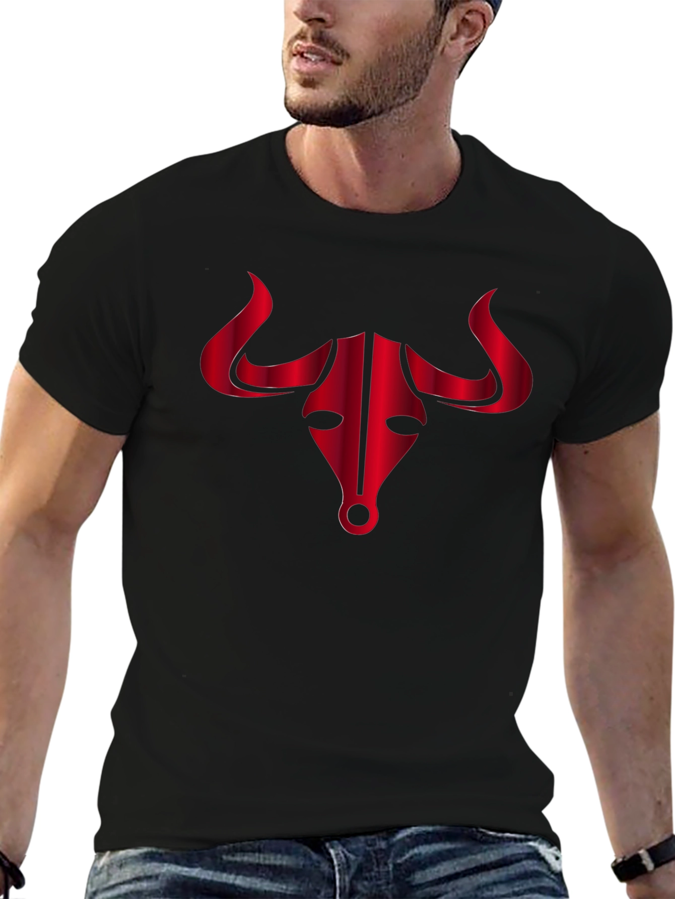 Red Bull Graphic Tee - Stylish Black T-Shirt