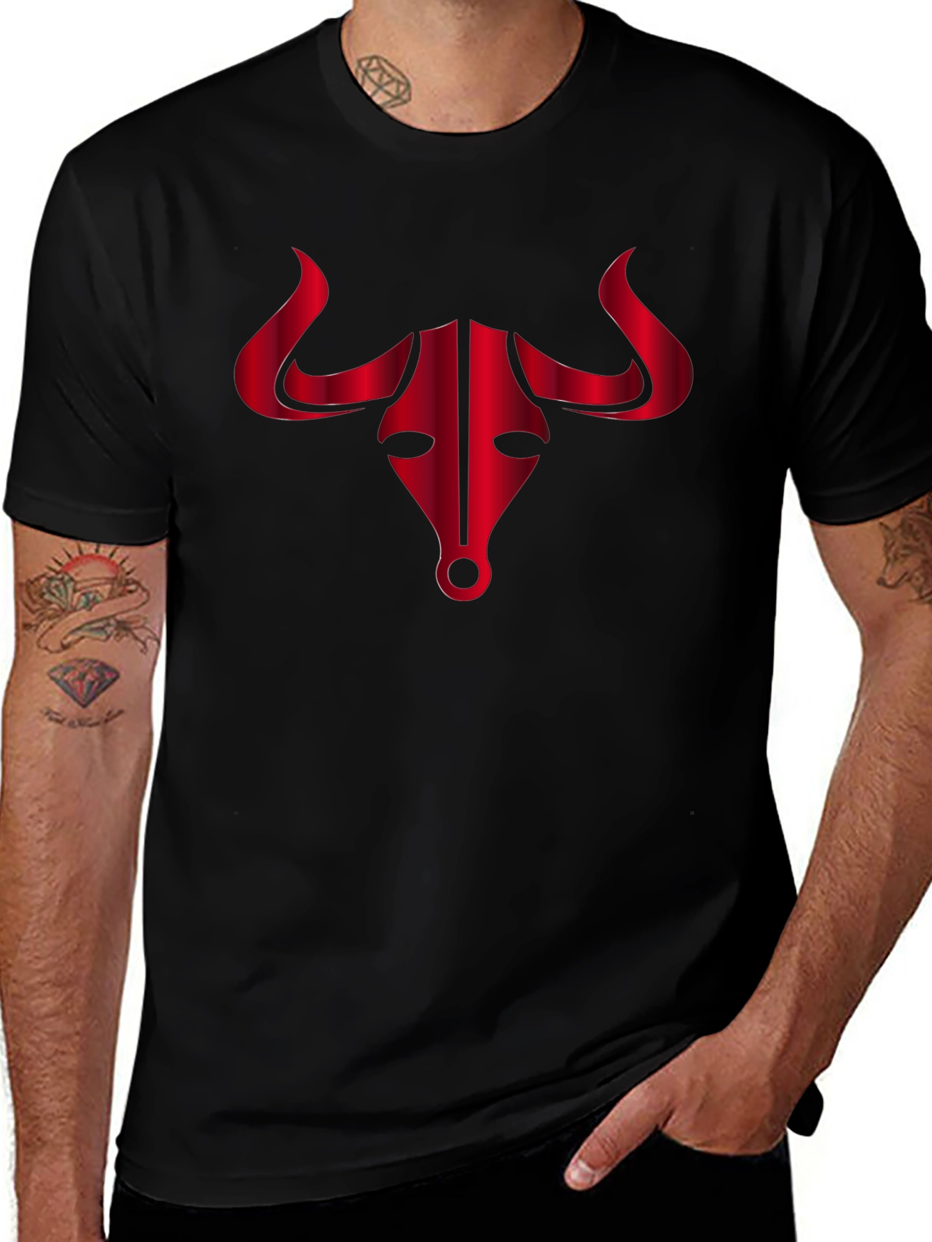 Red Bull Graphic Tee - Stylish Black T-Shirt
