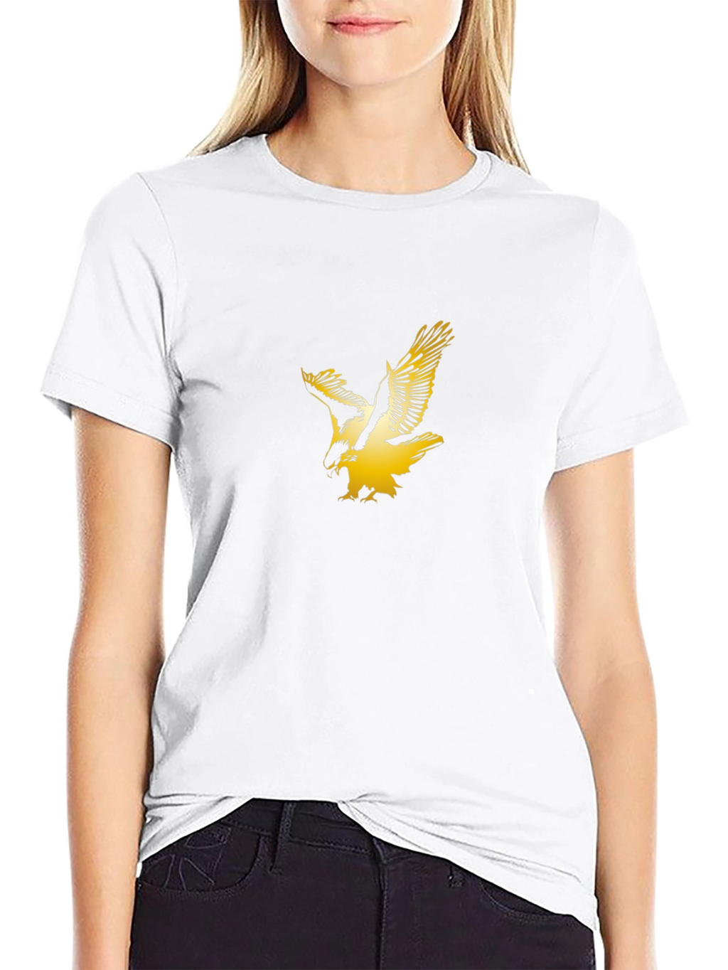 Bold Eagle Graphic Black T-Shirt