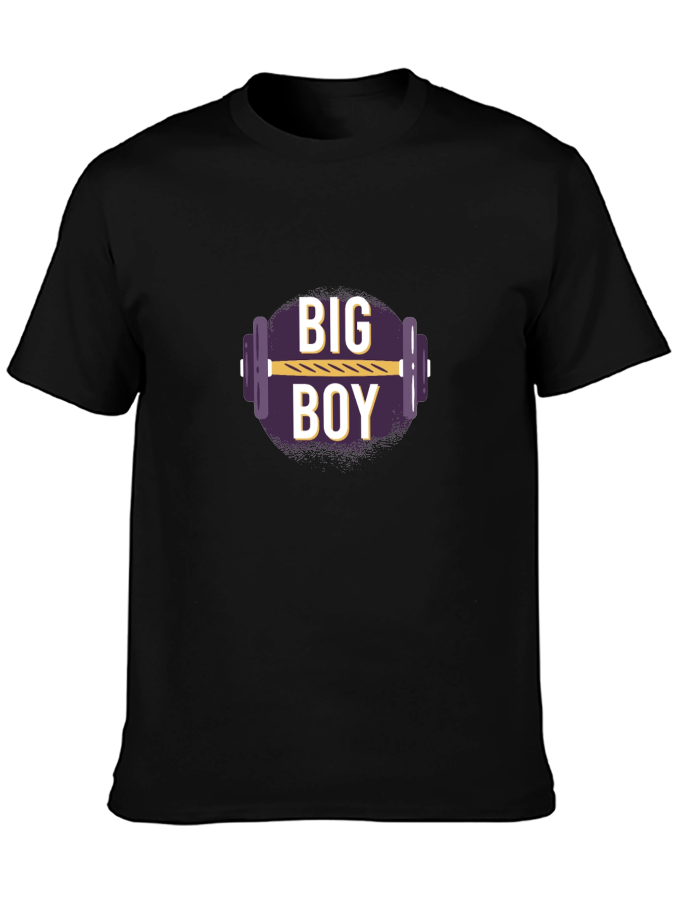 Big Boy Gym T-Shirt - Black Fitness Tee