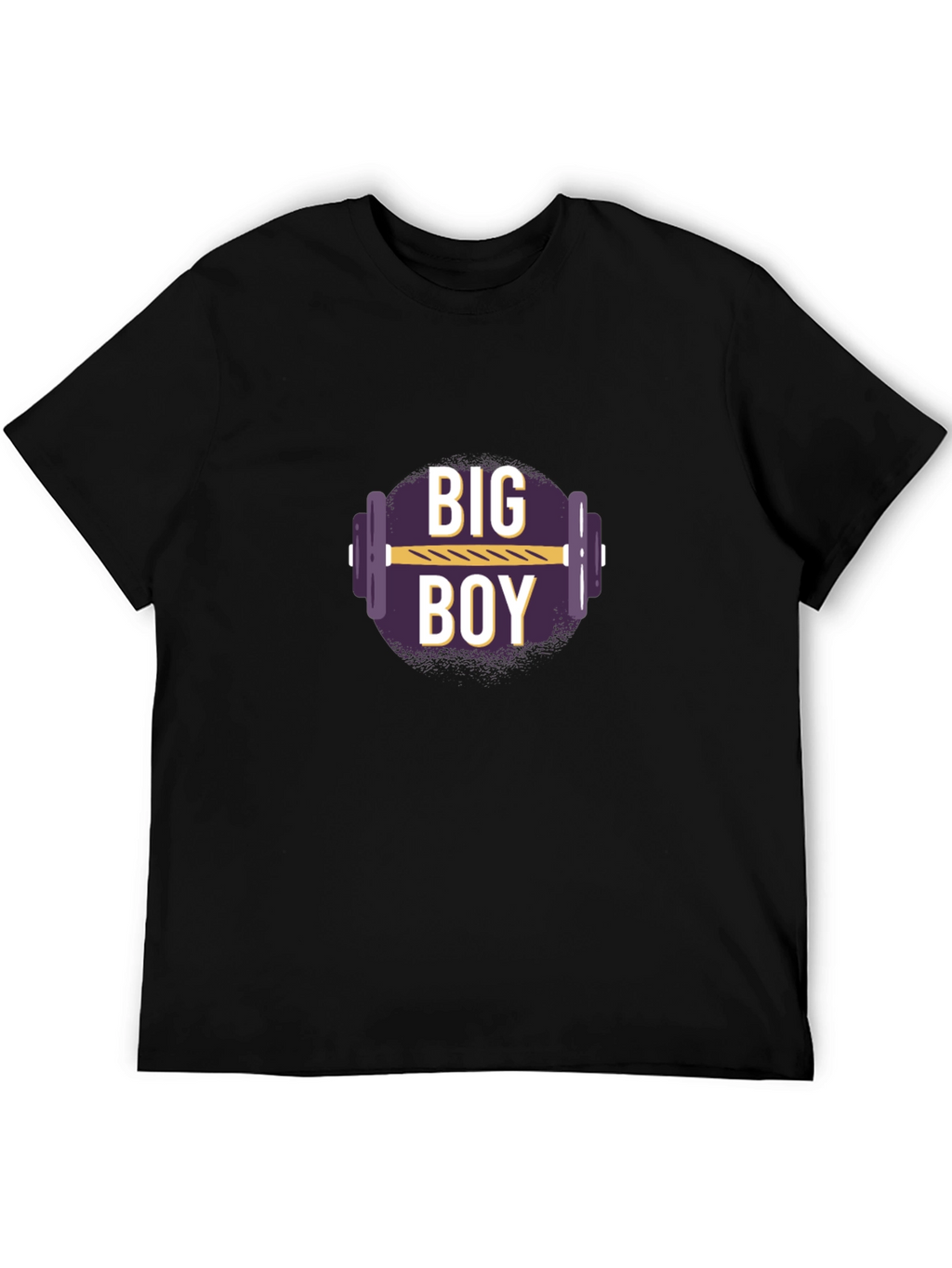 Big Boy Gym T-Shirt - Black Fitness Tee