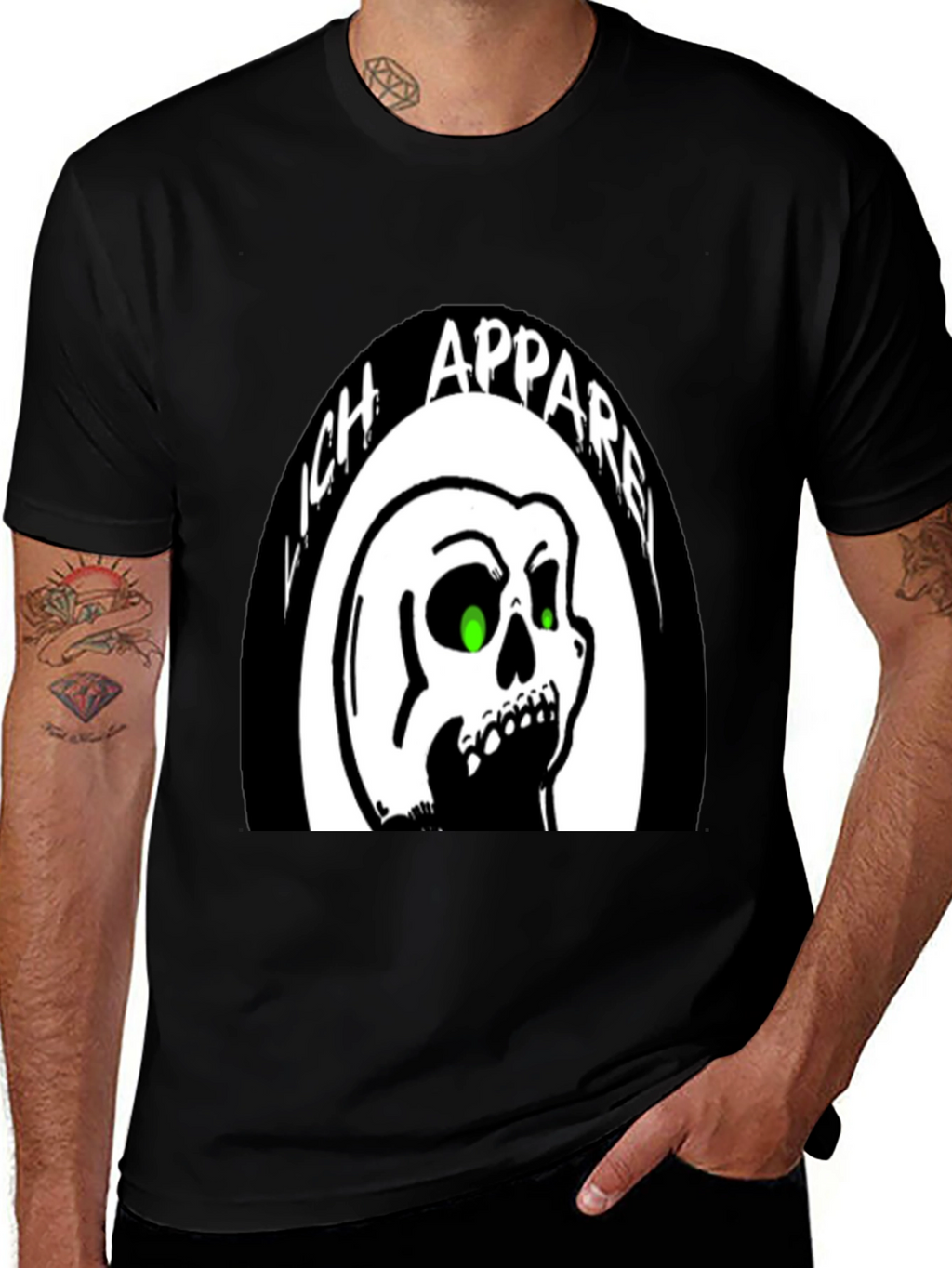 Lich Apparel Skull Graphic T-Shirt
