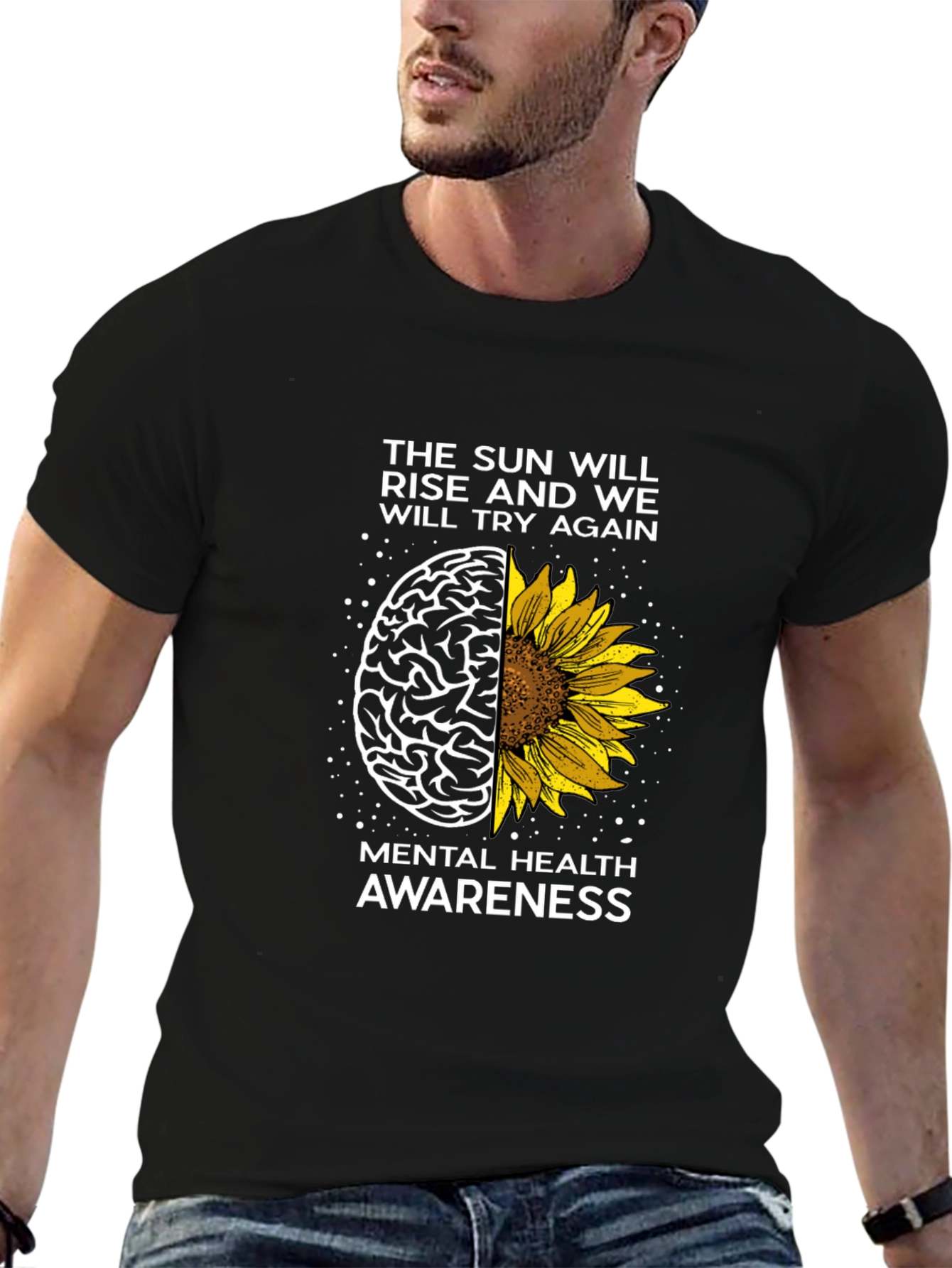 Mental Health Awareness T-Shirt - The Sun Will Rise Again