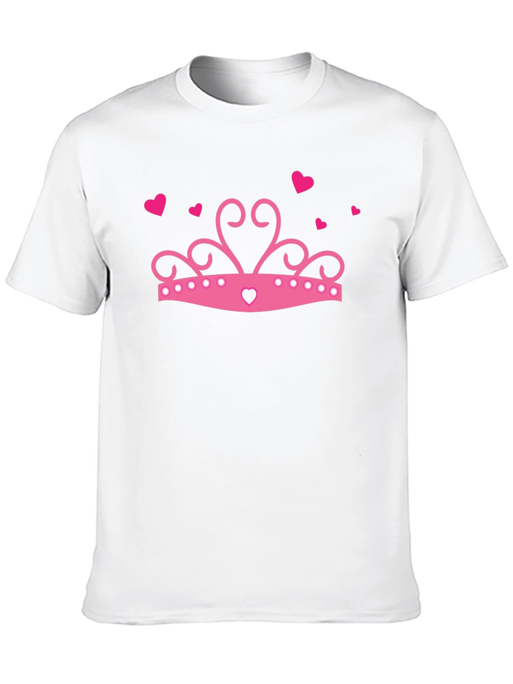 Princess Crown Graphic T-Shirt - Black