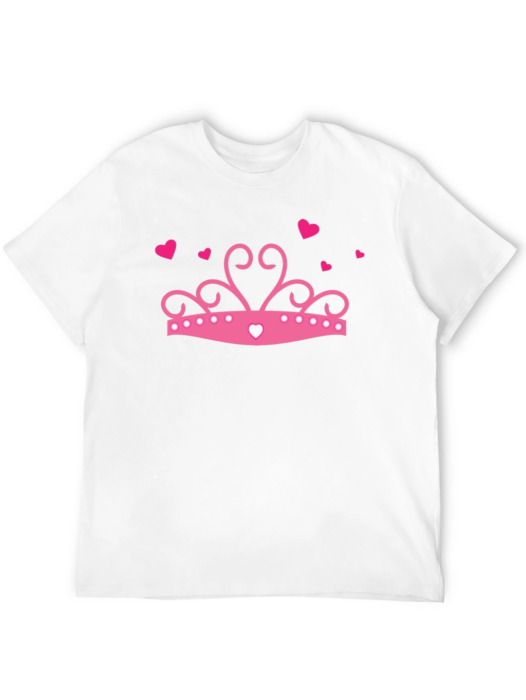 Princess Crown Graphic T-Shirt - Black