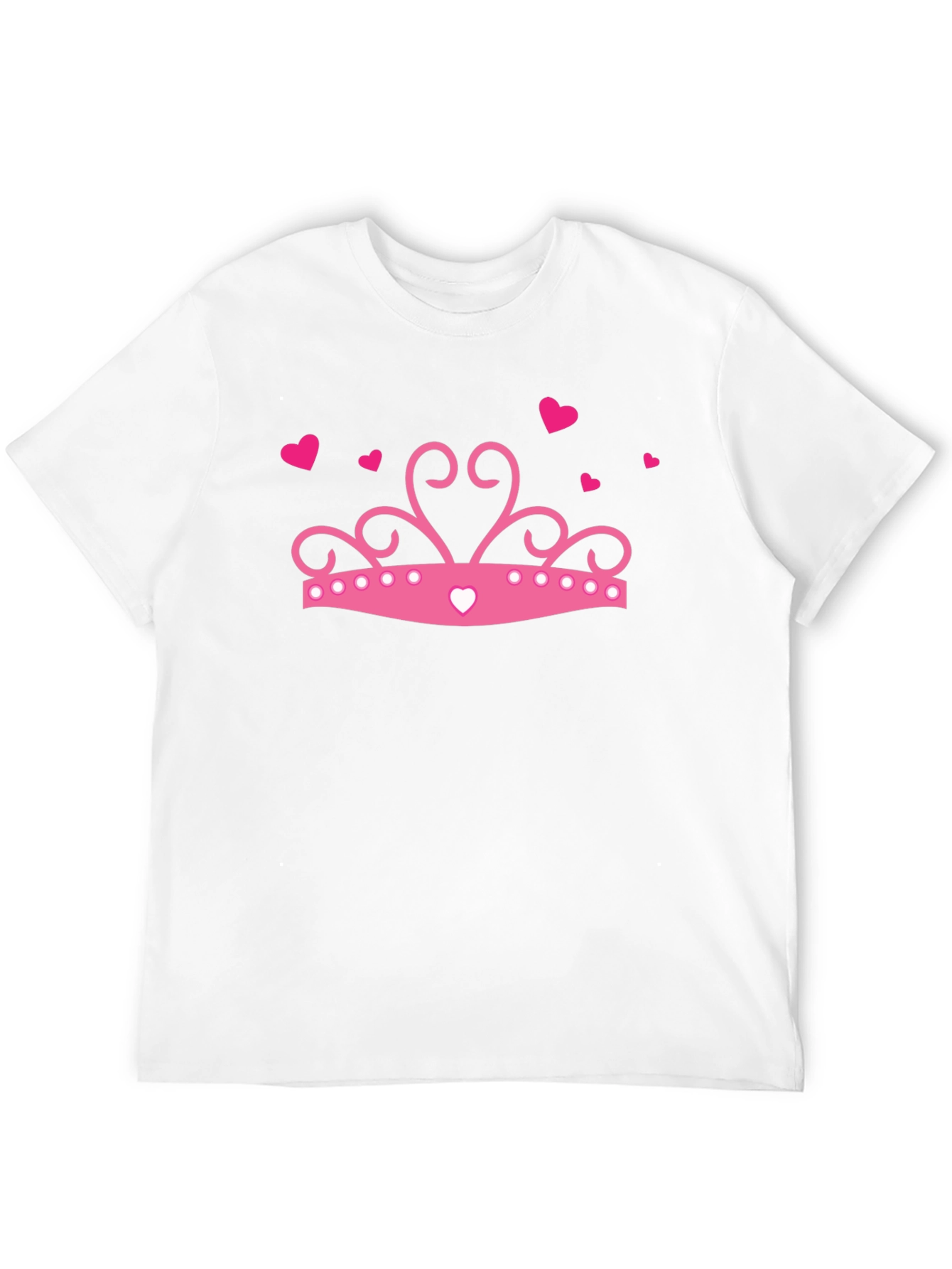 Princess Crown Graphic T-Shirt - Black