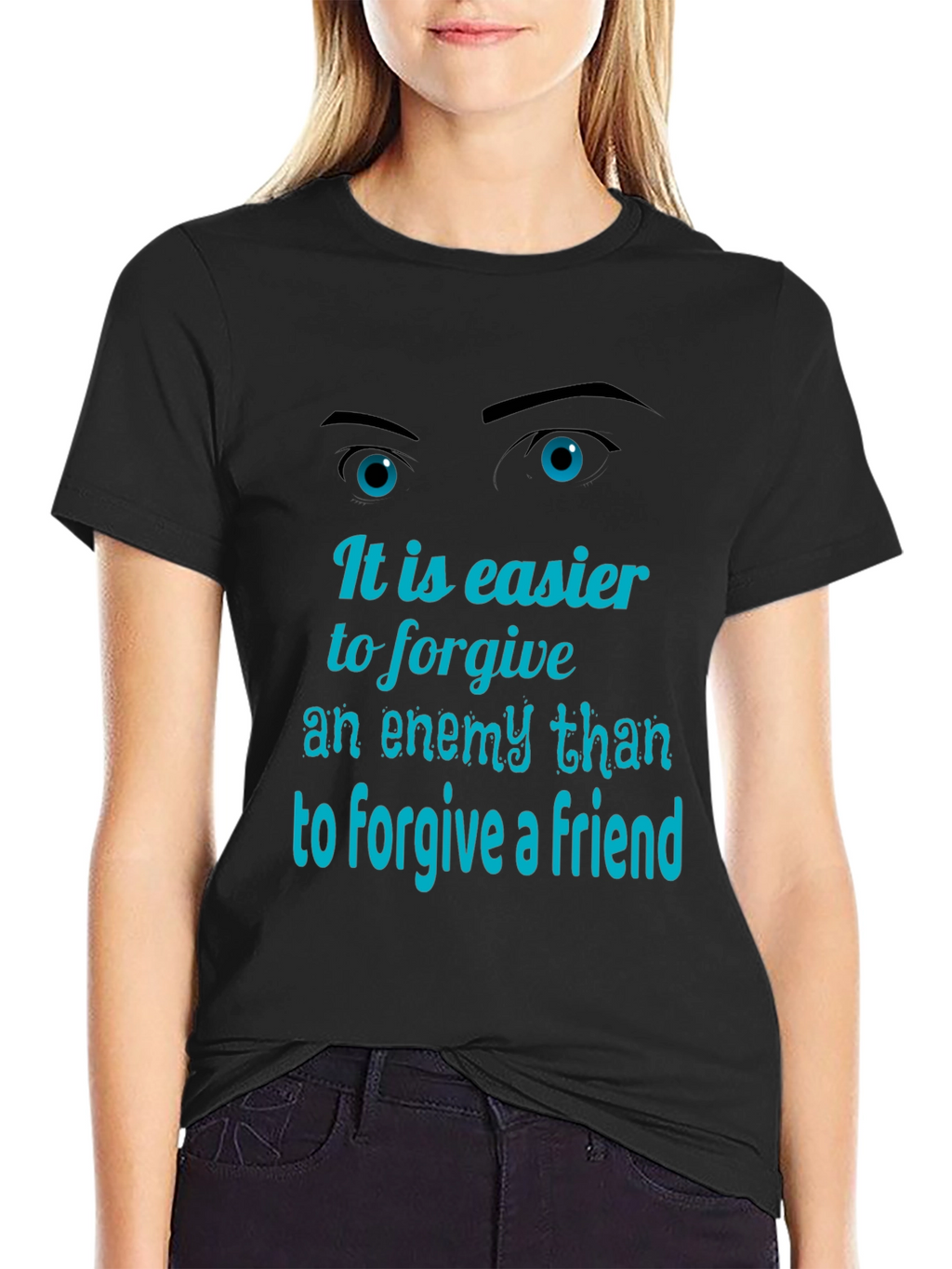 Forgiveness Graphic Tee - Mens Black T-Shirt