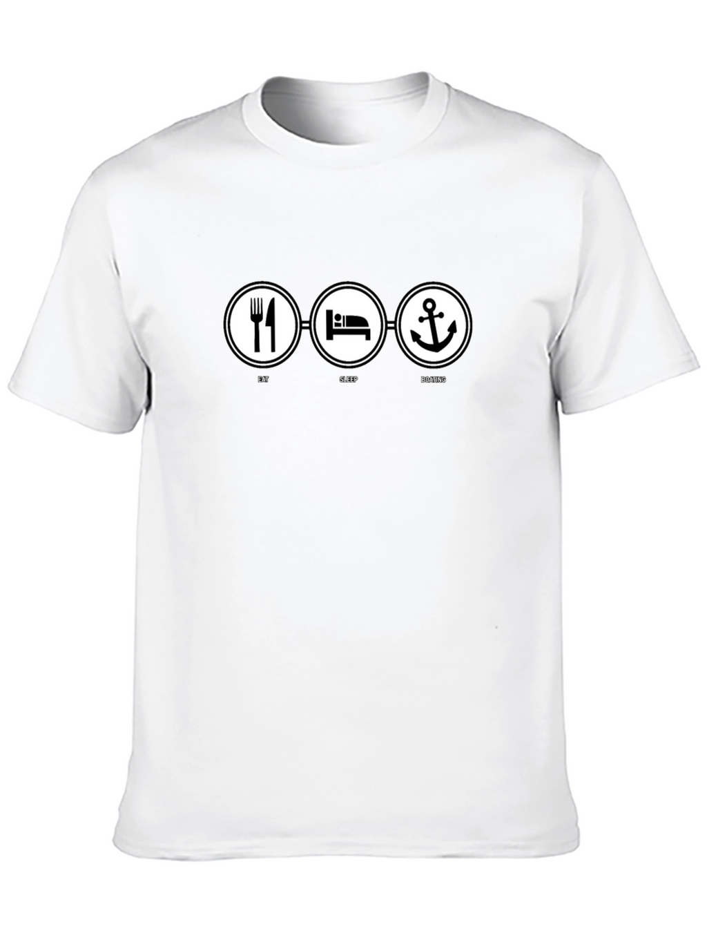 Eat Sleep Boating T-Shirt - Funny Boater Tee
