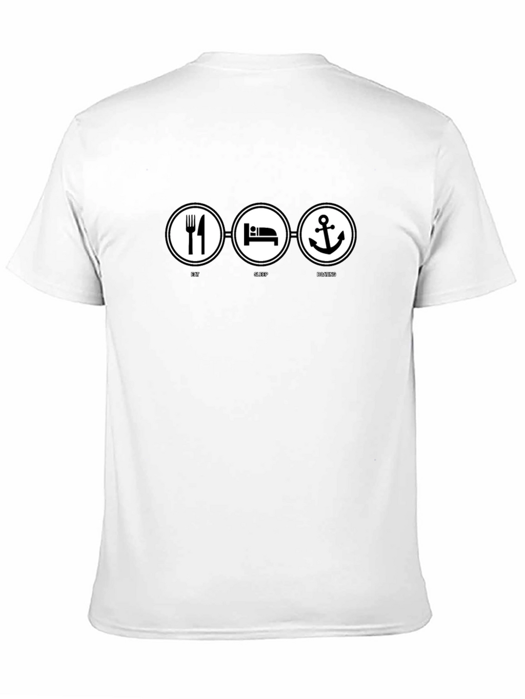 Eat Sleep Boating T-Shirt - Funny Boater Tee