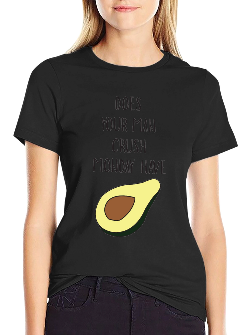 Avocado Crush Monday Graphic Tee - Funny Unisex T-Shirt