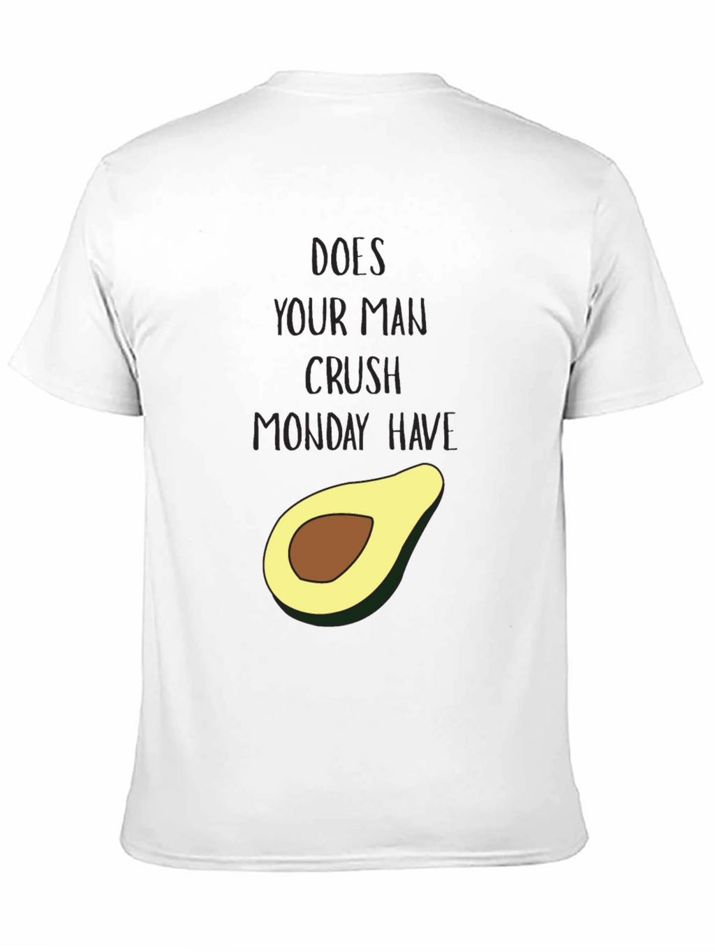 Avocado Crush Monday Graphic Tee - Funny Unisex T-Shirt