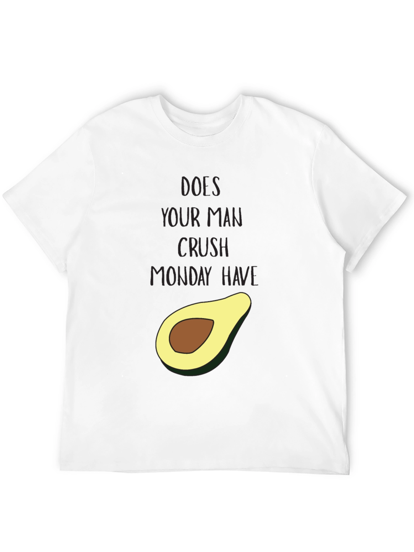 Avocado Crush Monday Graphic Tee - Funny Unisex T-Shirt