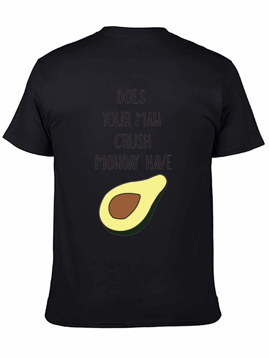 Avocado Crush Monday Graphic Tee - Funny Unisex T-Shirt