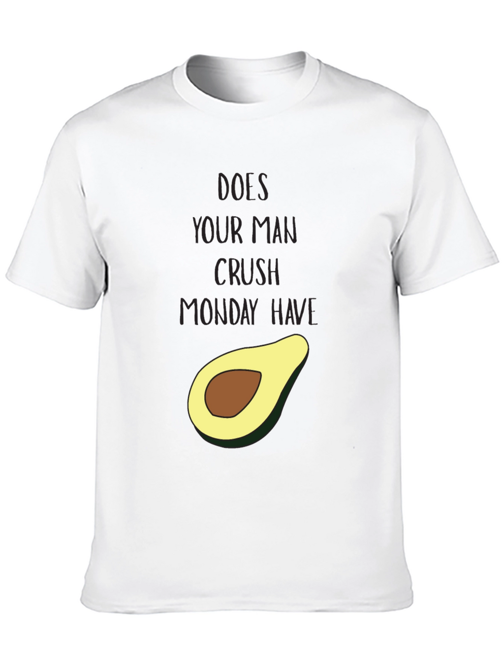 Avocado Crush Monday Graphic Tee - Funny Unisex T-Shirt