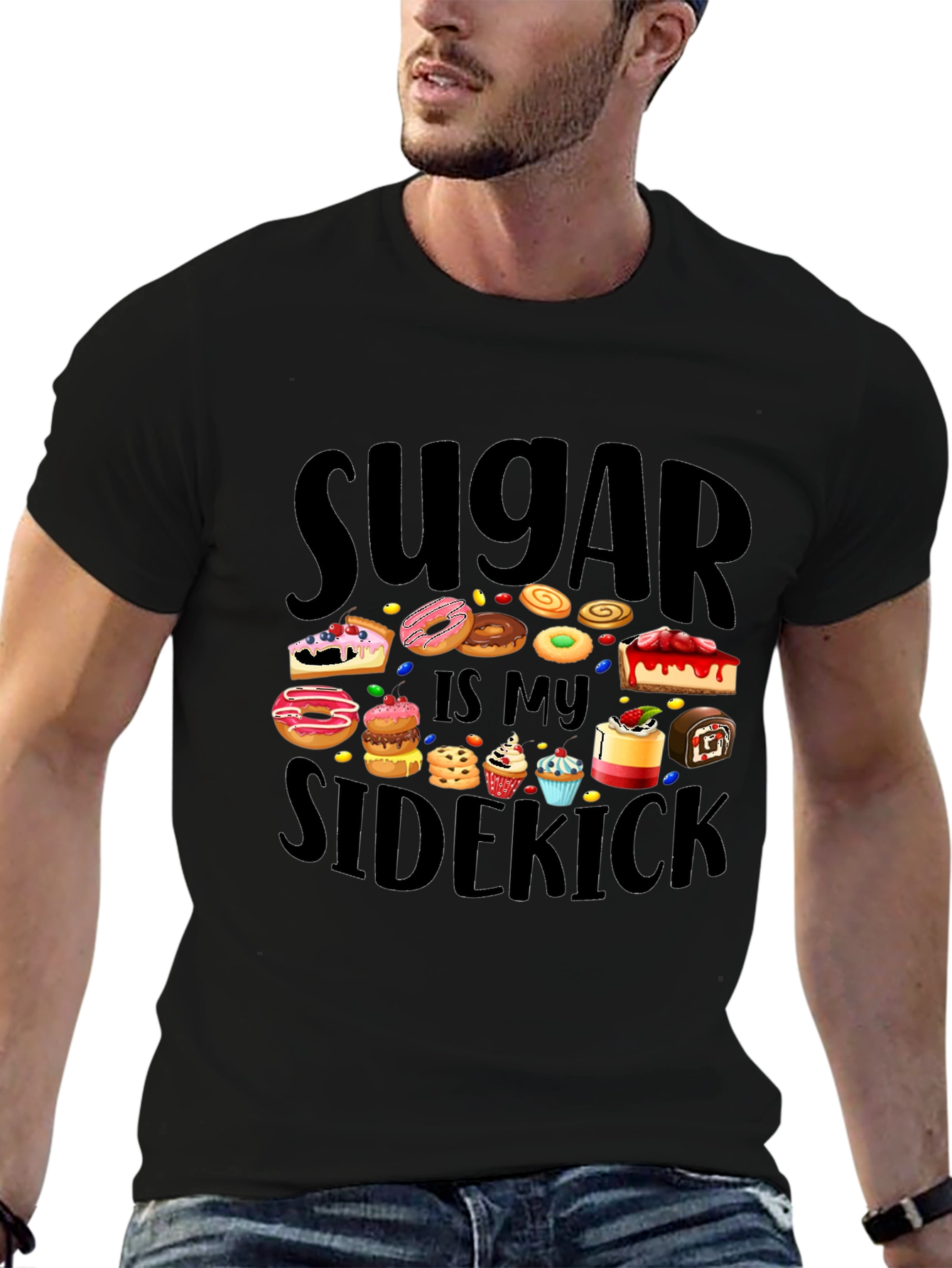 Sugar is My Sidekick Graphic Tee