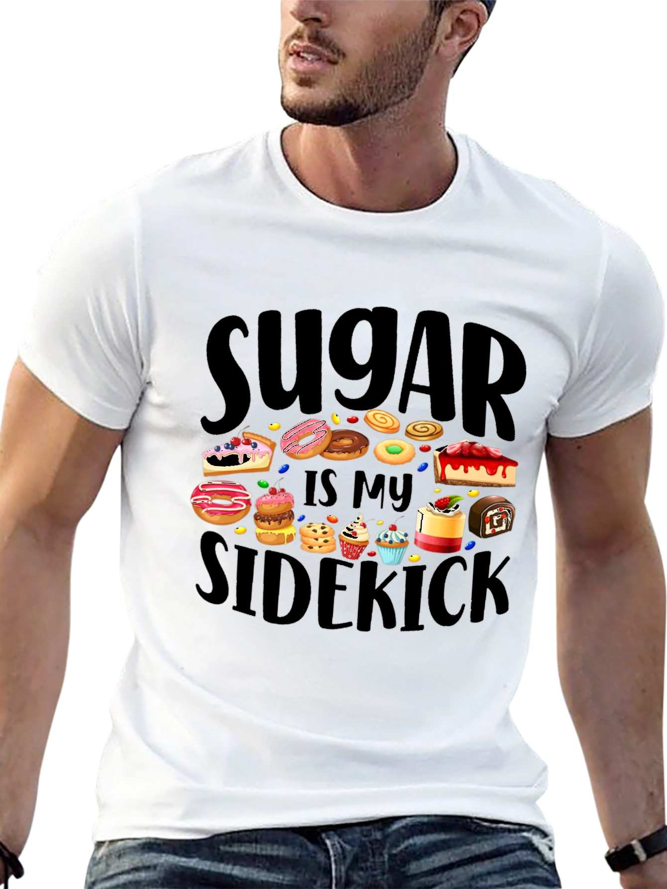 Sugar is My Sidekick Graphic Tee