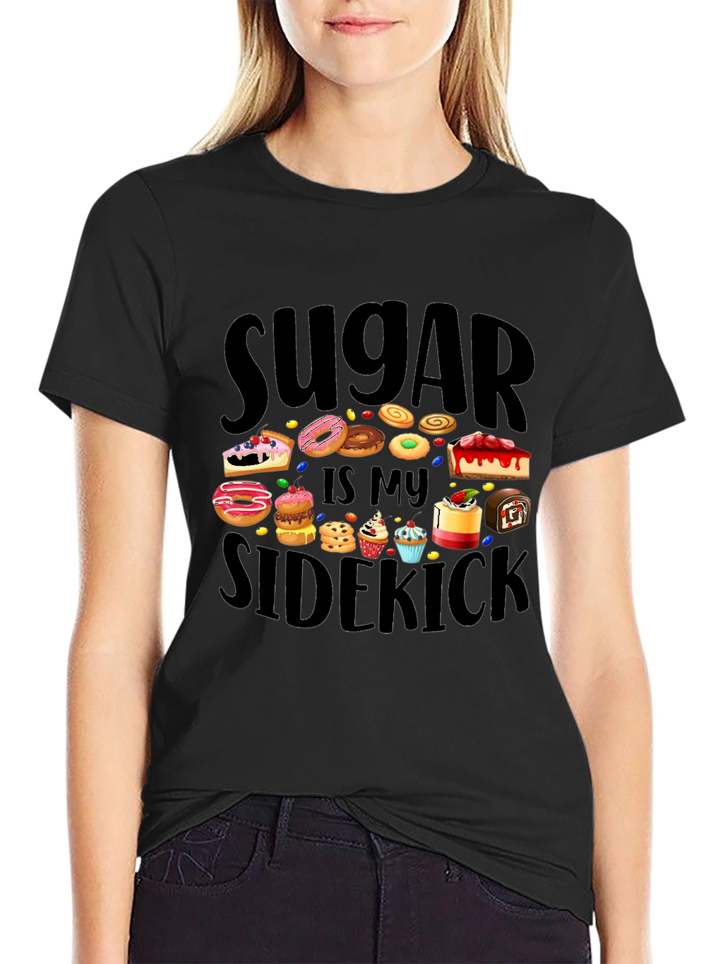Sugar is My Sidekick Graphic Tee