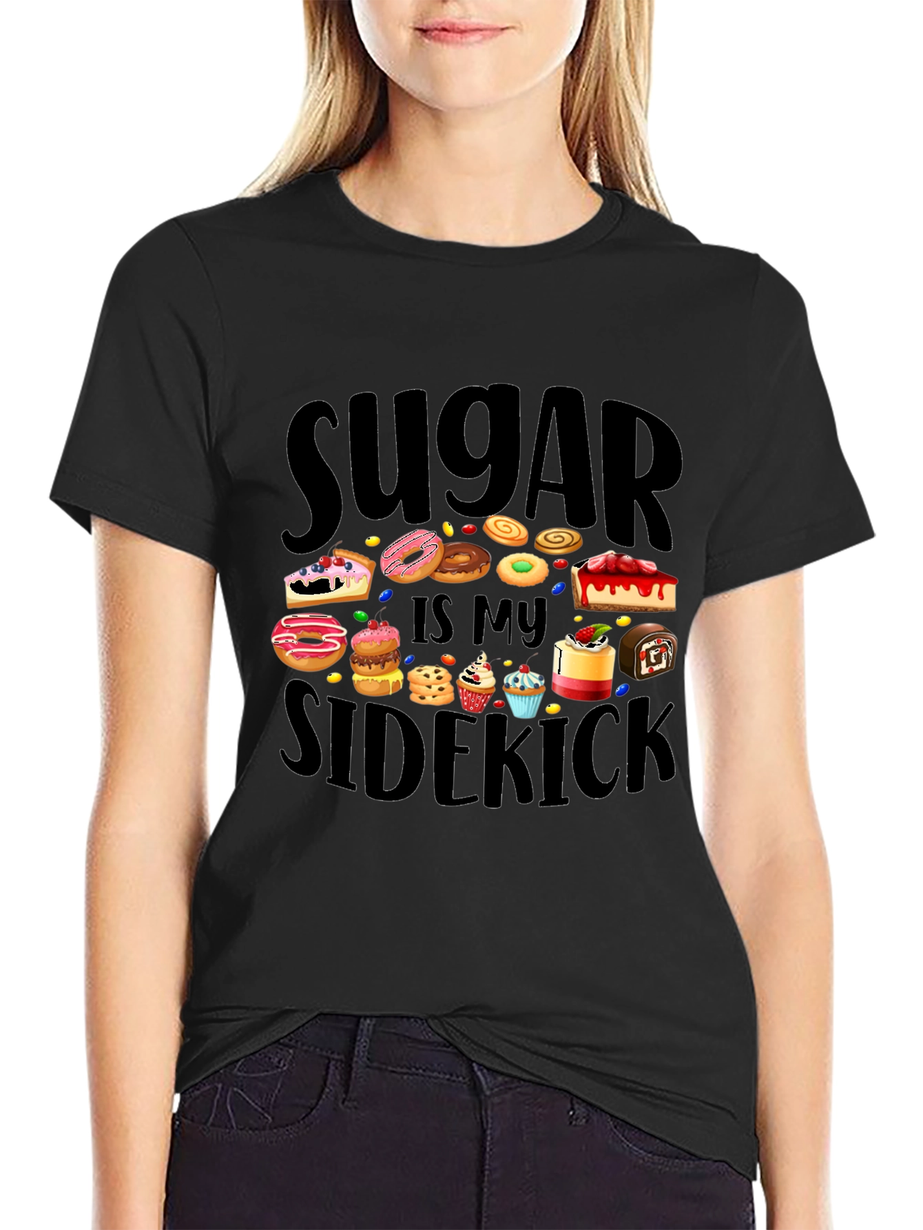 Sugar is My Sidekick Graphic Tee