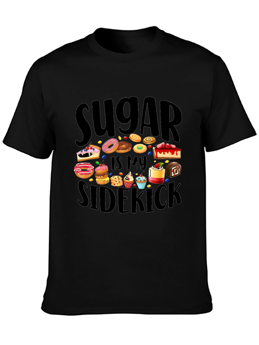 Sugar is My Sidekick Graphic Tee