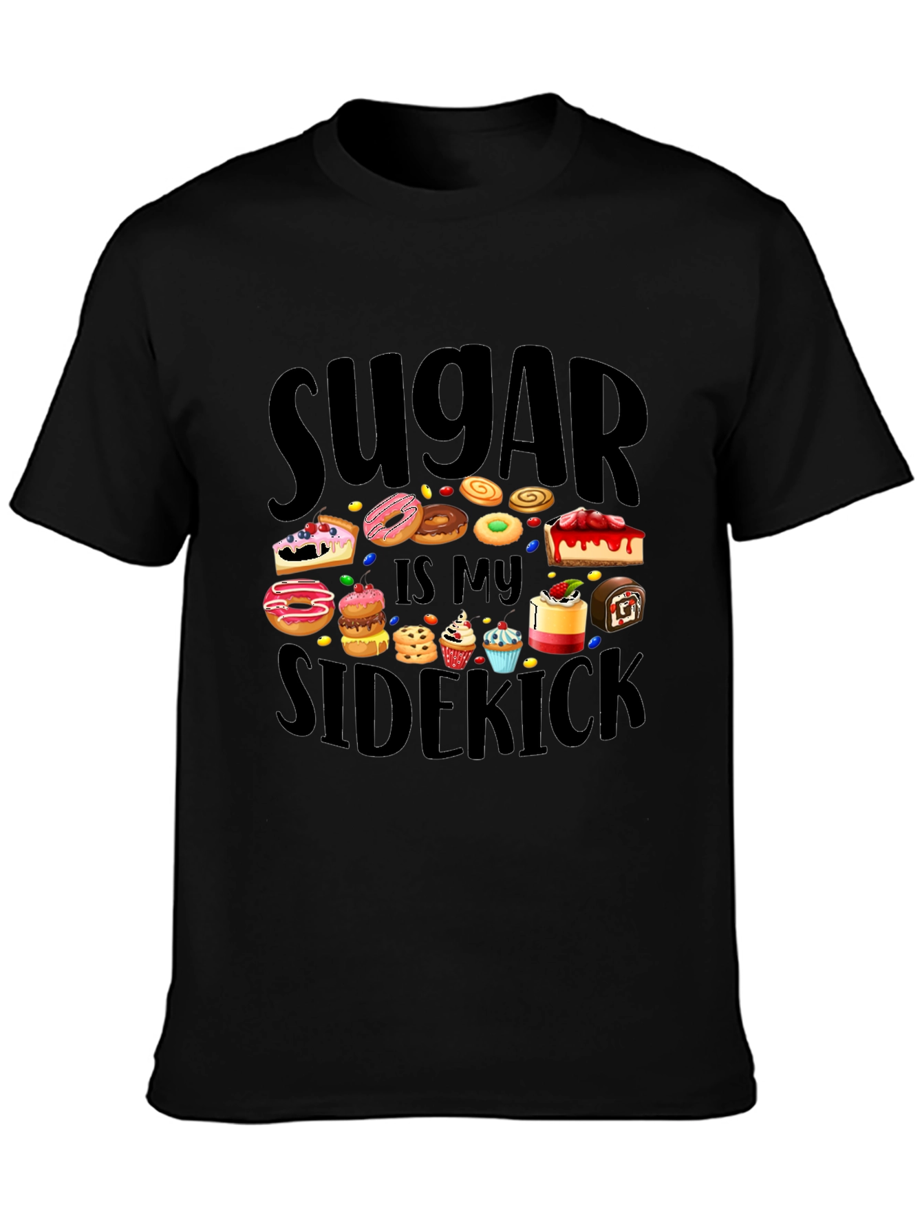 Sugar is My Sidekick Graphic Tee