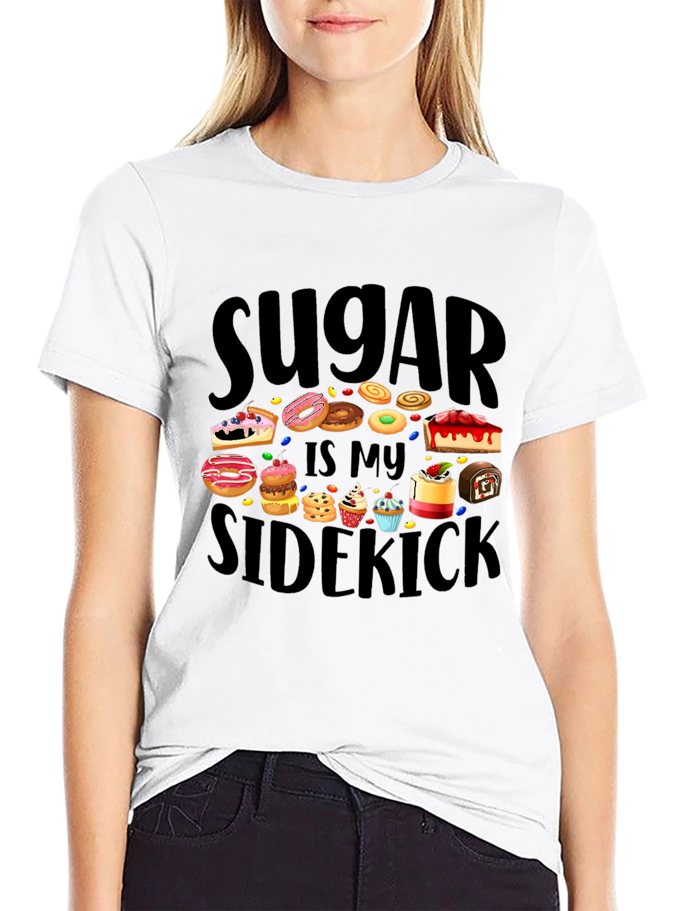 Sugar is My Sidekick Graphic Tee