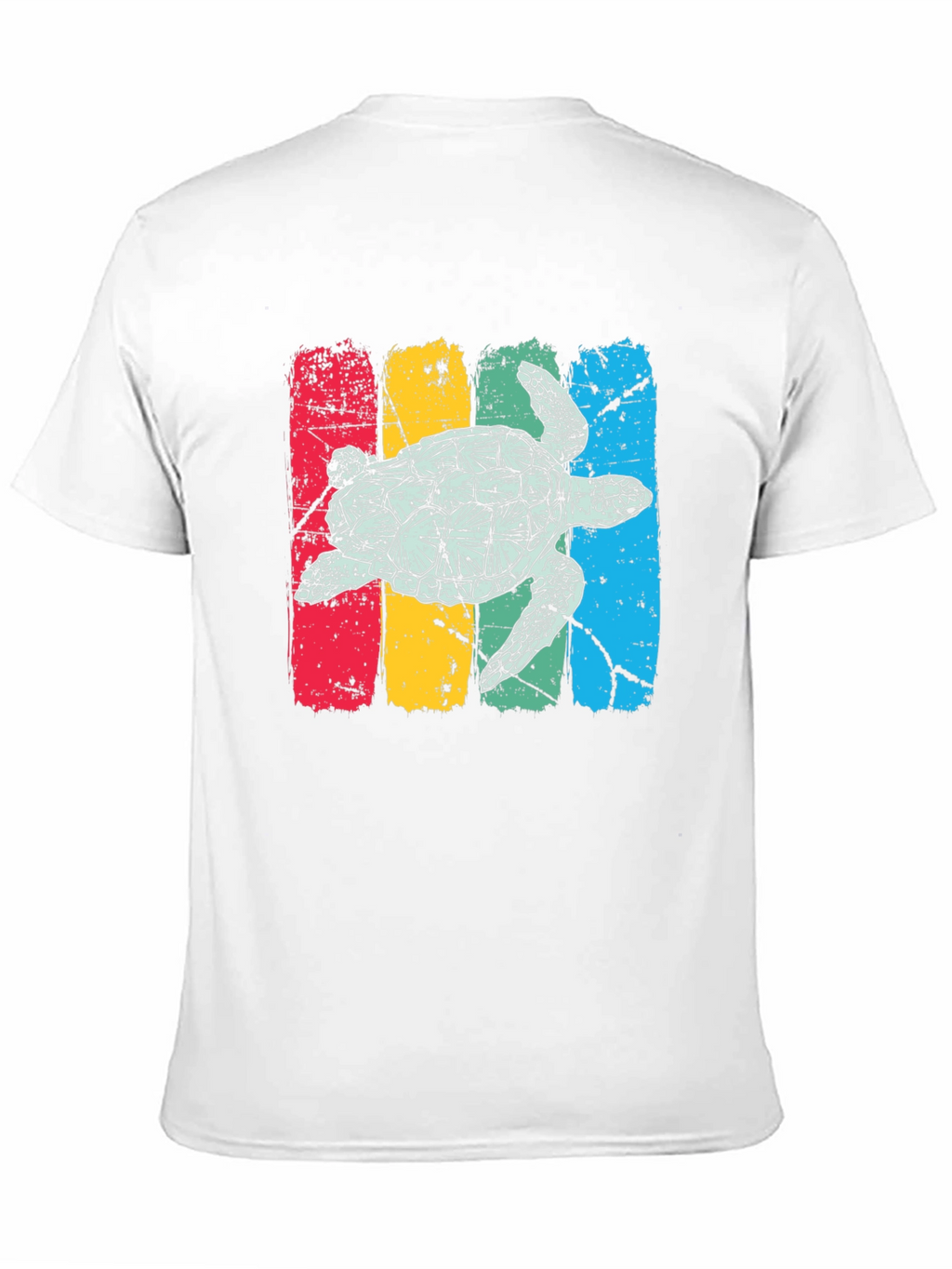 Retro Turtle T-Shirt - Distressed Graphic Tee