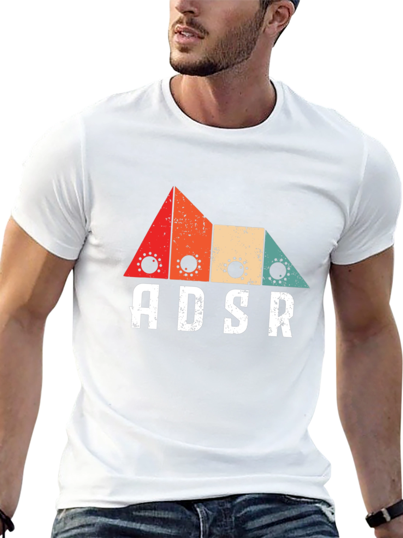 ADSR Synth Retro T-Shirt - Music Producer Gift