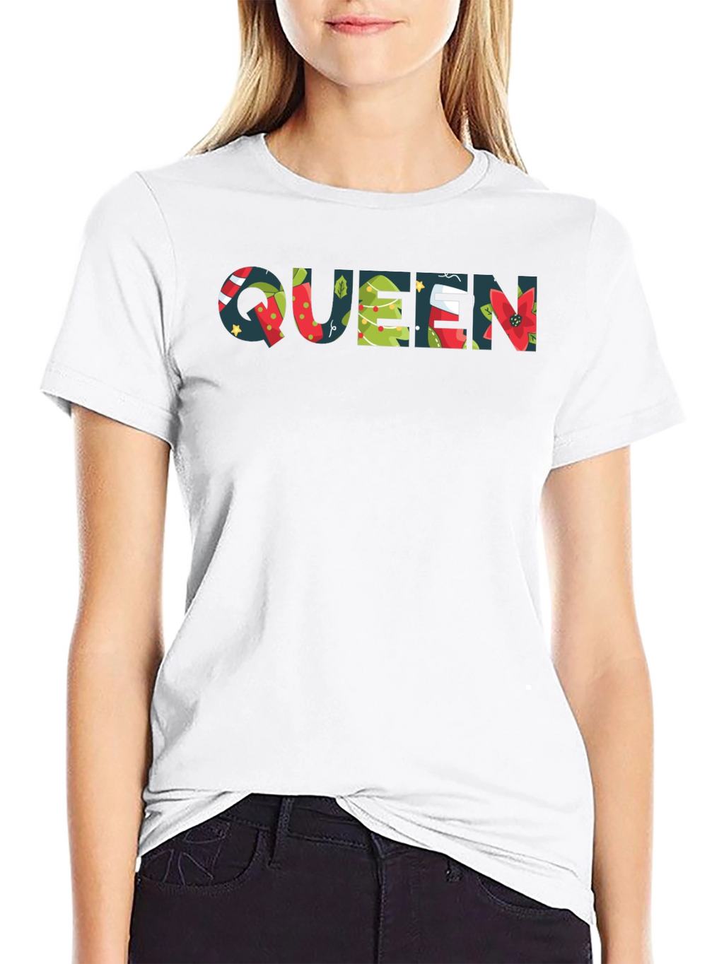 Festive Queen Christmas T-Shirt