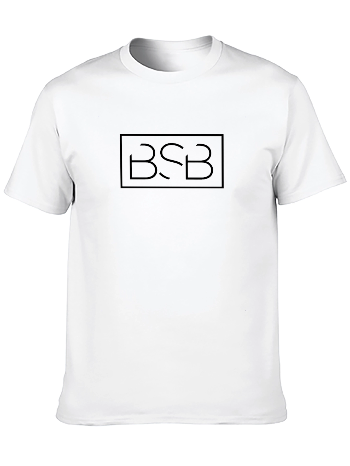 Black BSB Graphic Tee - Minimalist Style