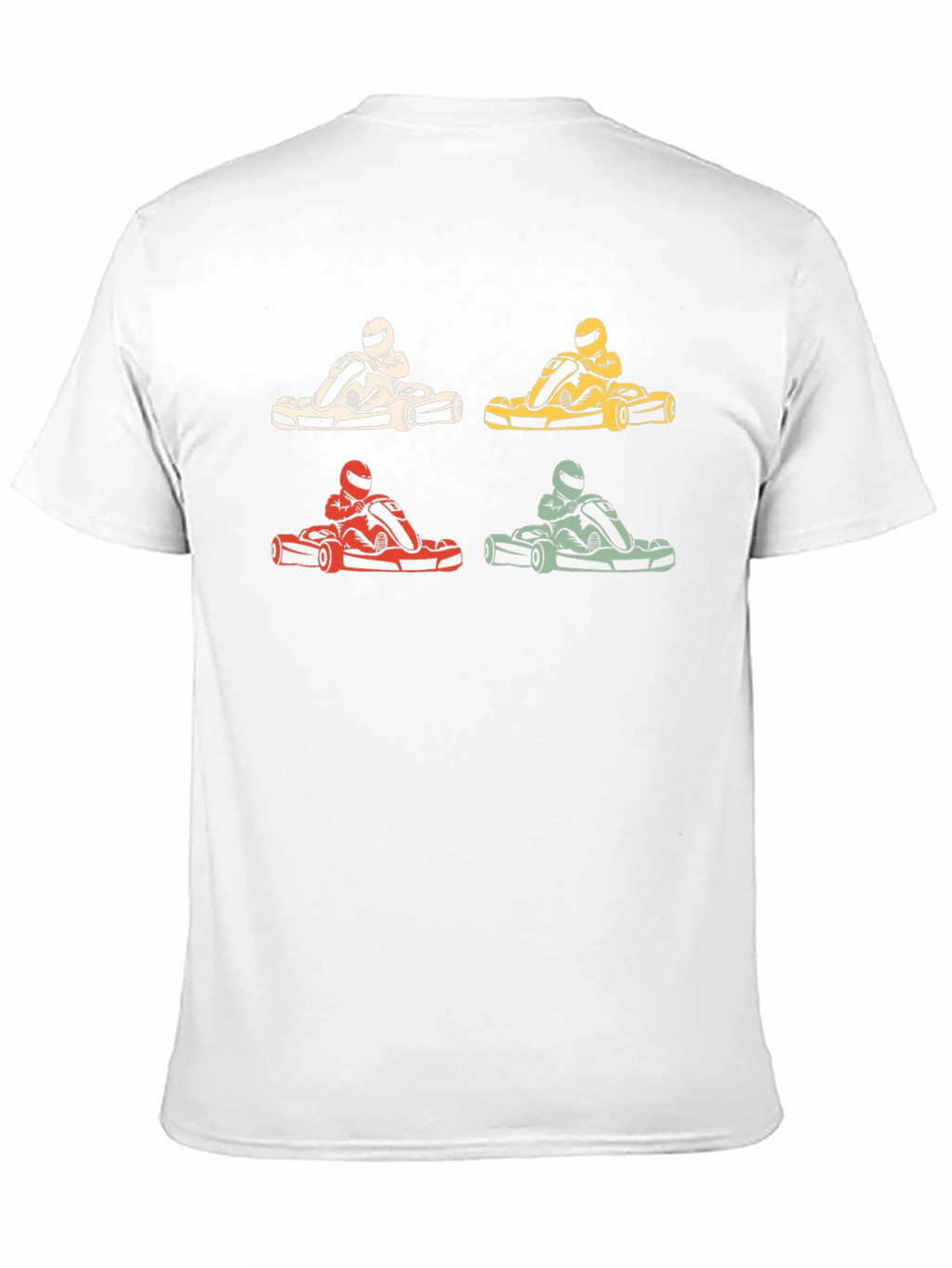 Retro Kart Racing Graphic Tee - Black