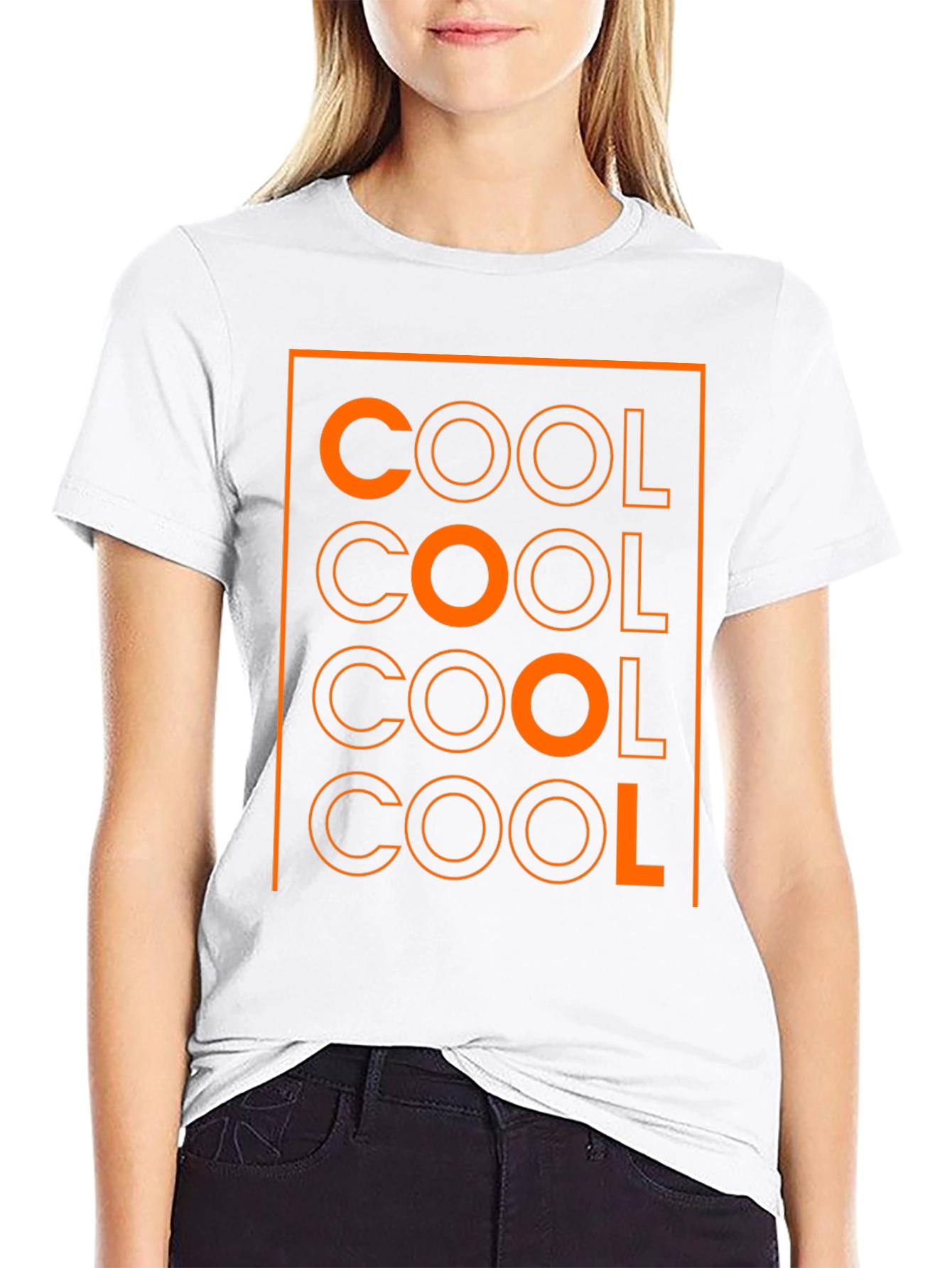 Cool Graphic Tee - Mens Black Cotton Blend T-Shirt
