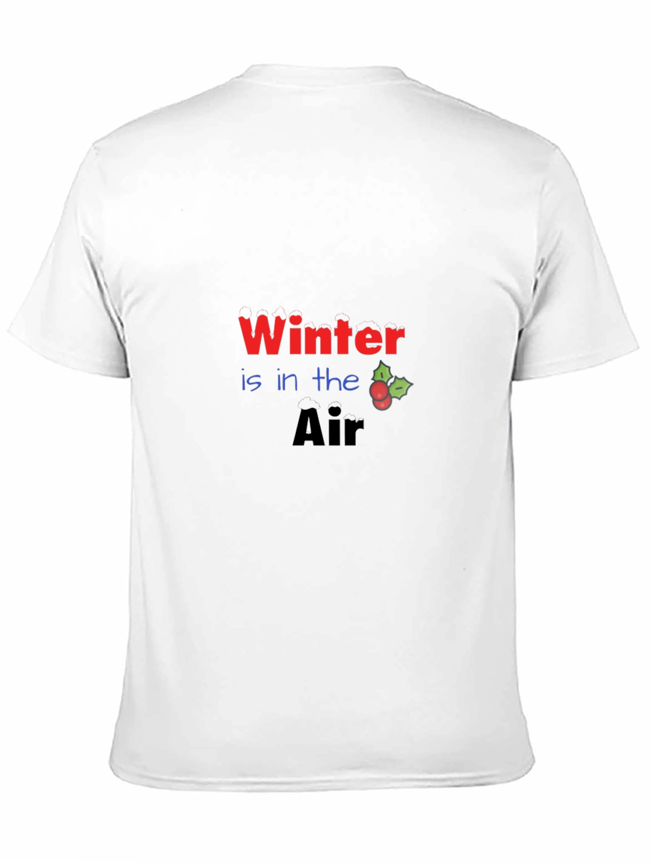Winter is in the Air Black Graphic Tee