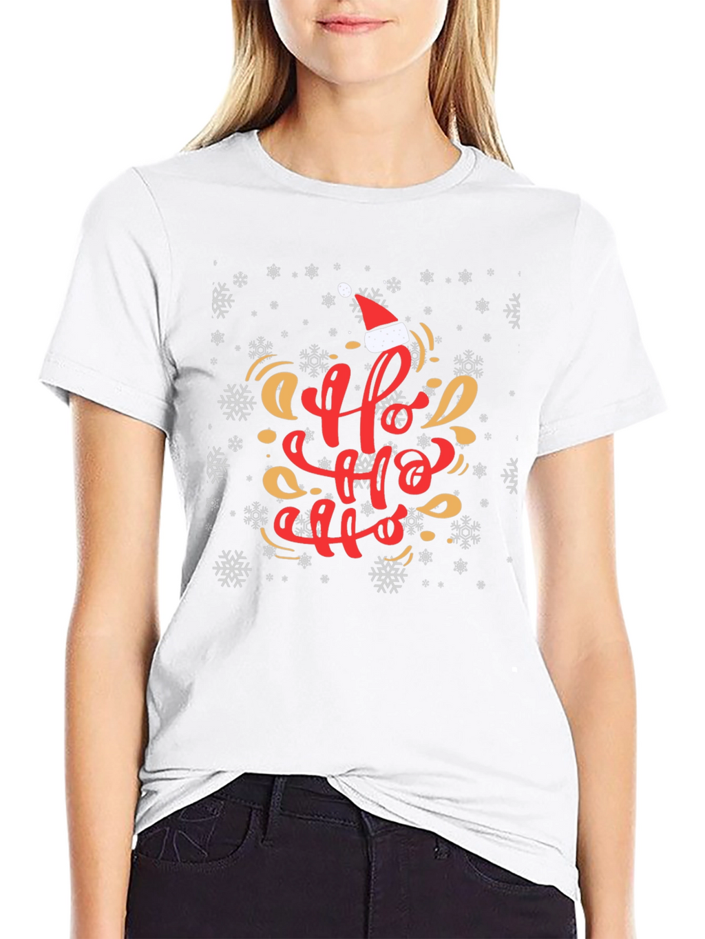 Festive Ho Ho Ho Christmas T-Shirt