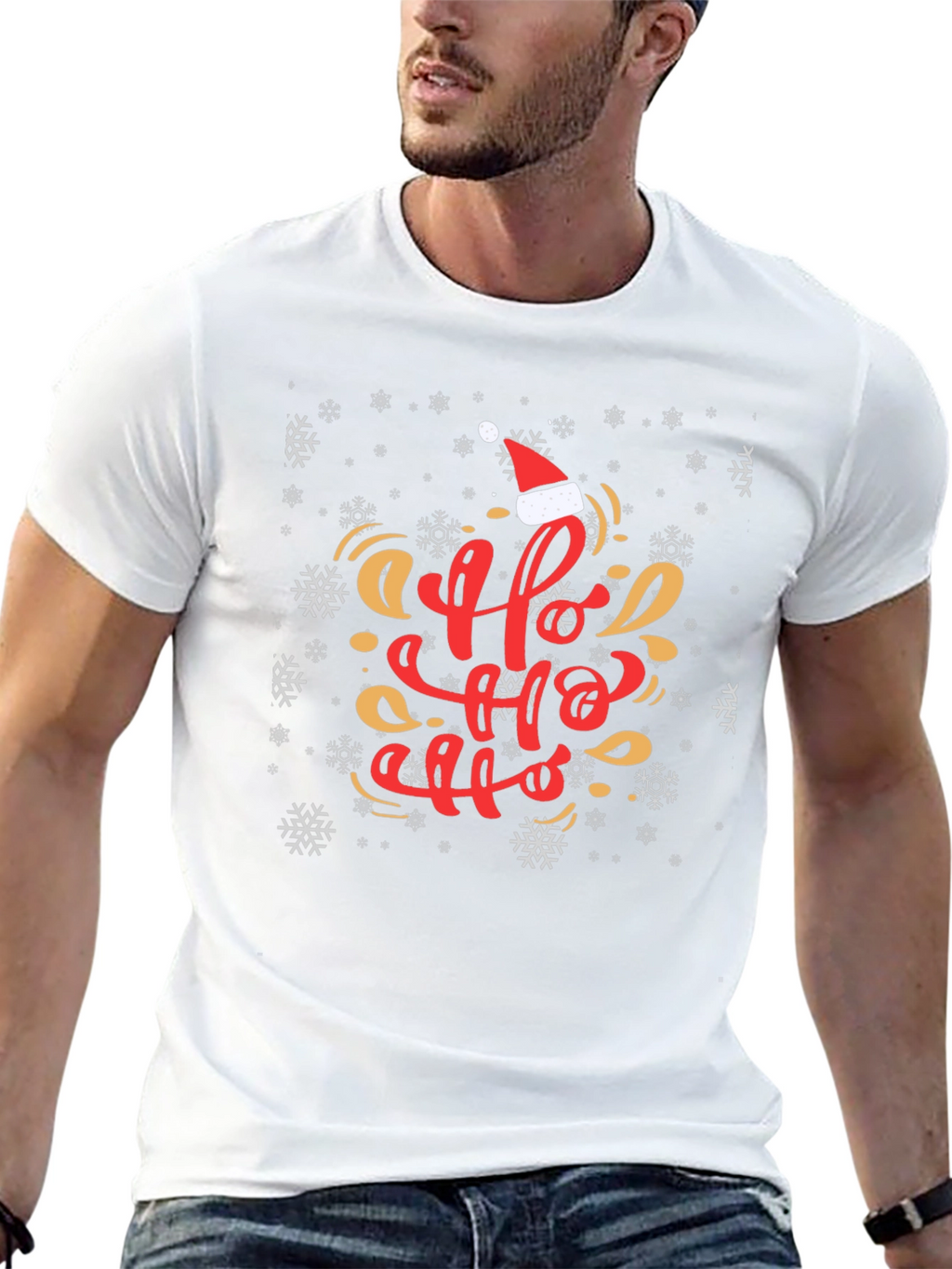 Festive Ho Ho Ho Christmas T-Shirt