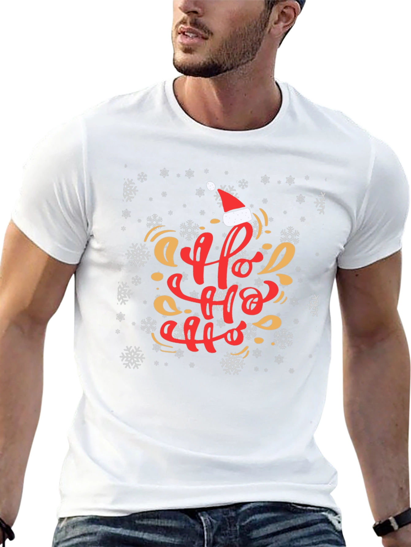 Festive Ho Ho Ho Christmas T-Shirt