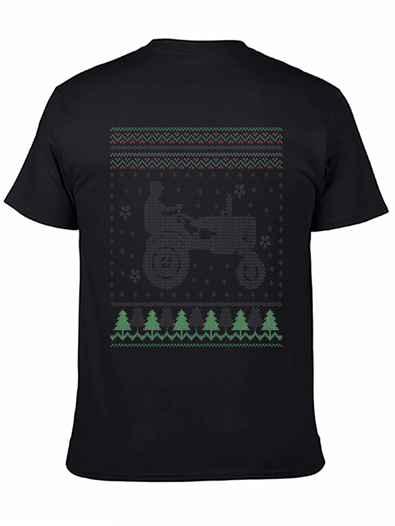 Tractor Christmas Sweater T-Shirt