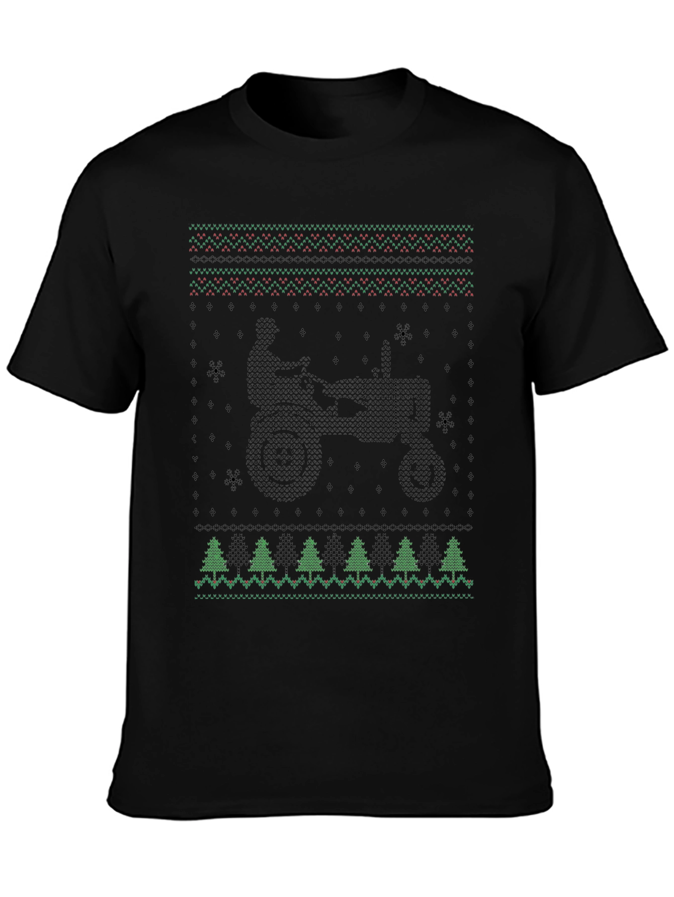 Tractor Christmas Sweater T-Shirt