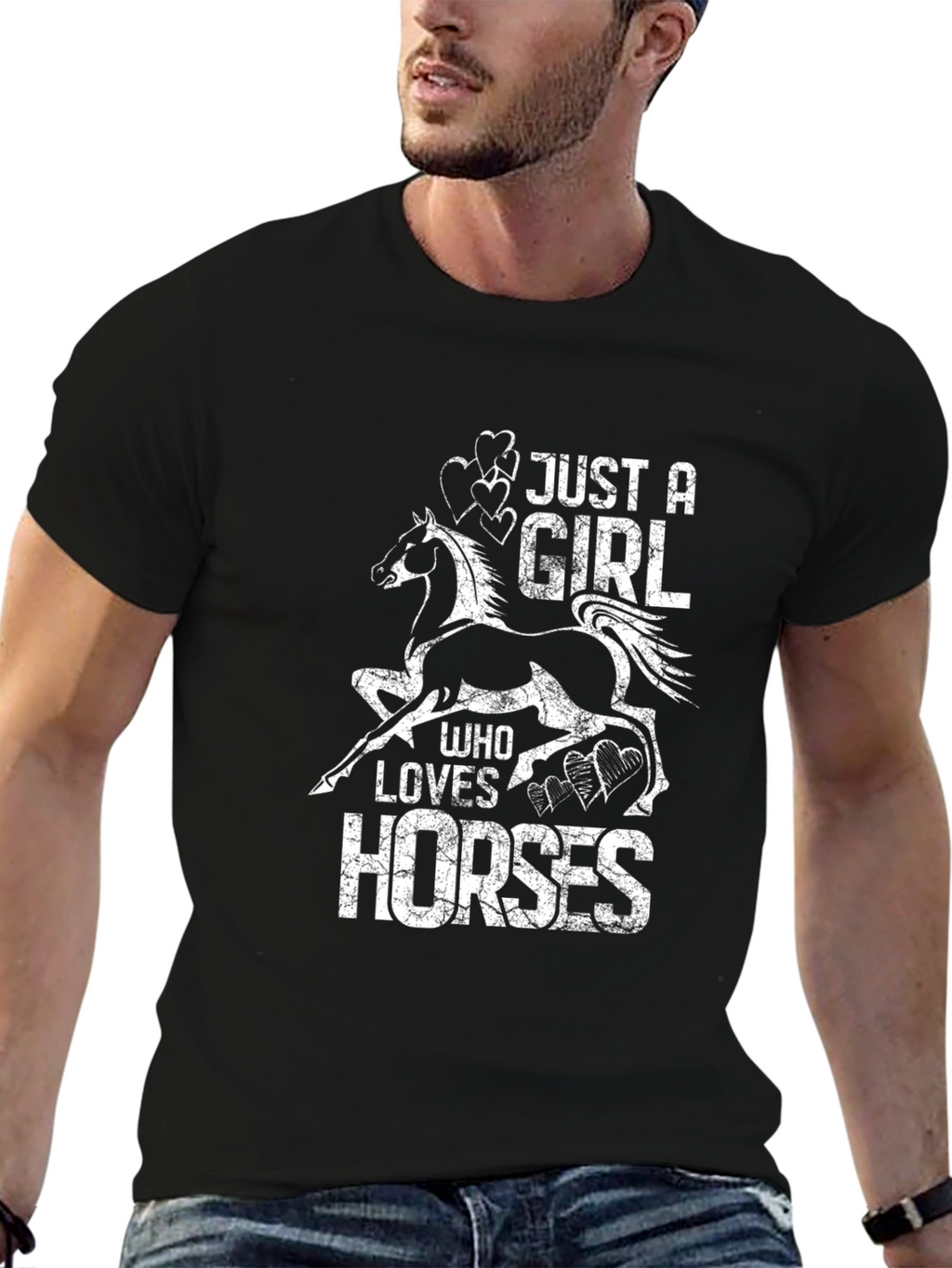 Just A Girl Who Loves Horses T-Shirt