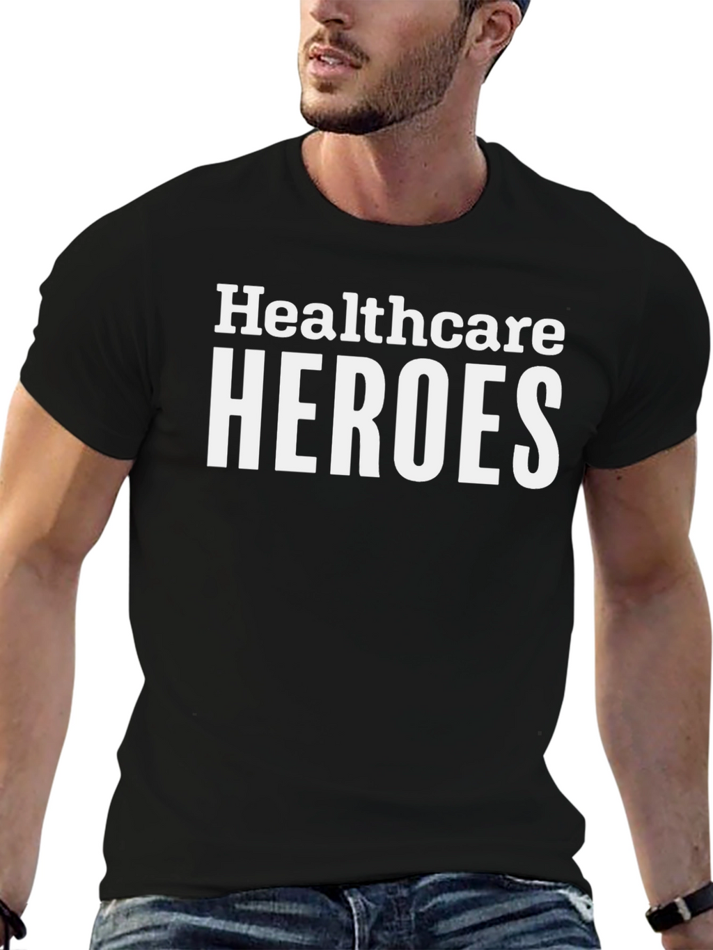 Healthcare Heroes Graphic Tee - Essential Worker Shirt