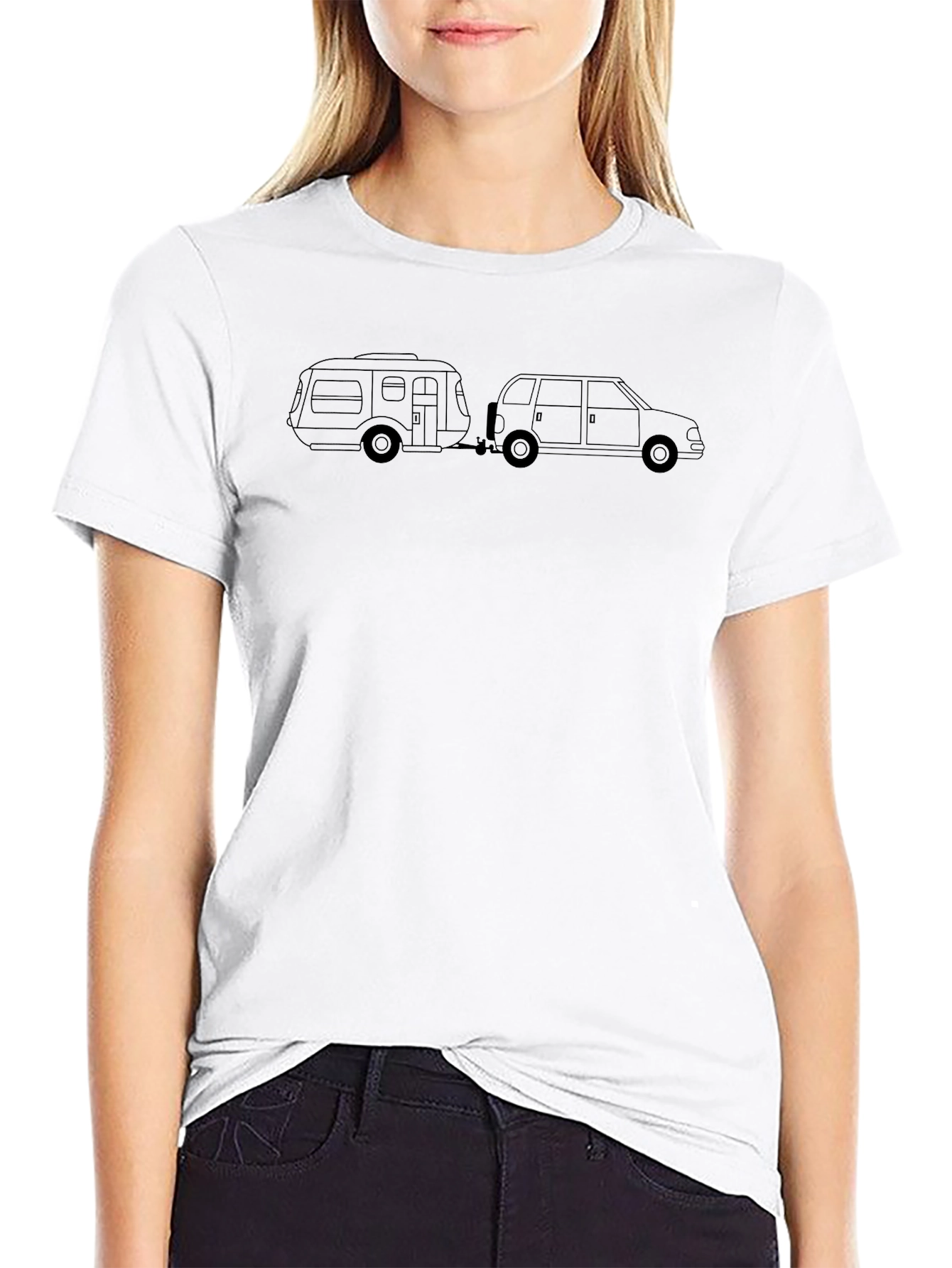 Retro Camper & Van T-Shirt - Road Trip Ready!