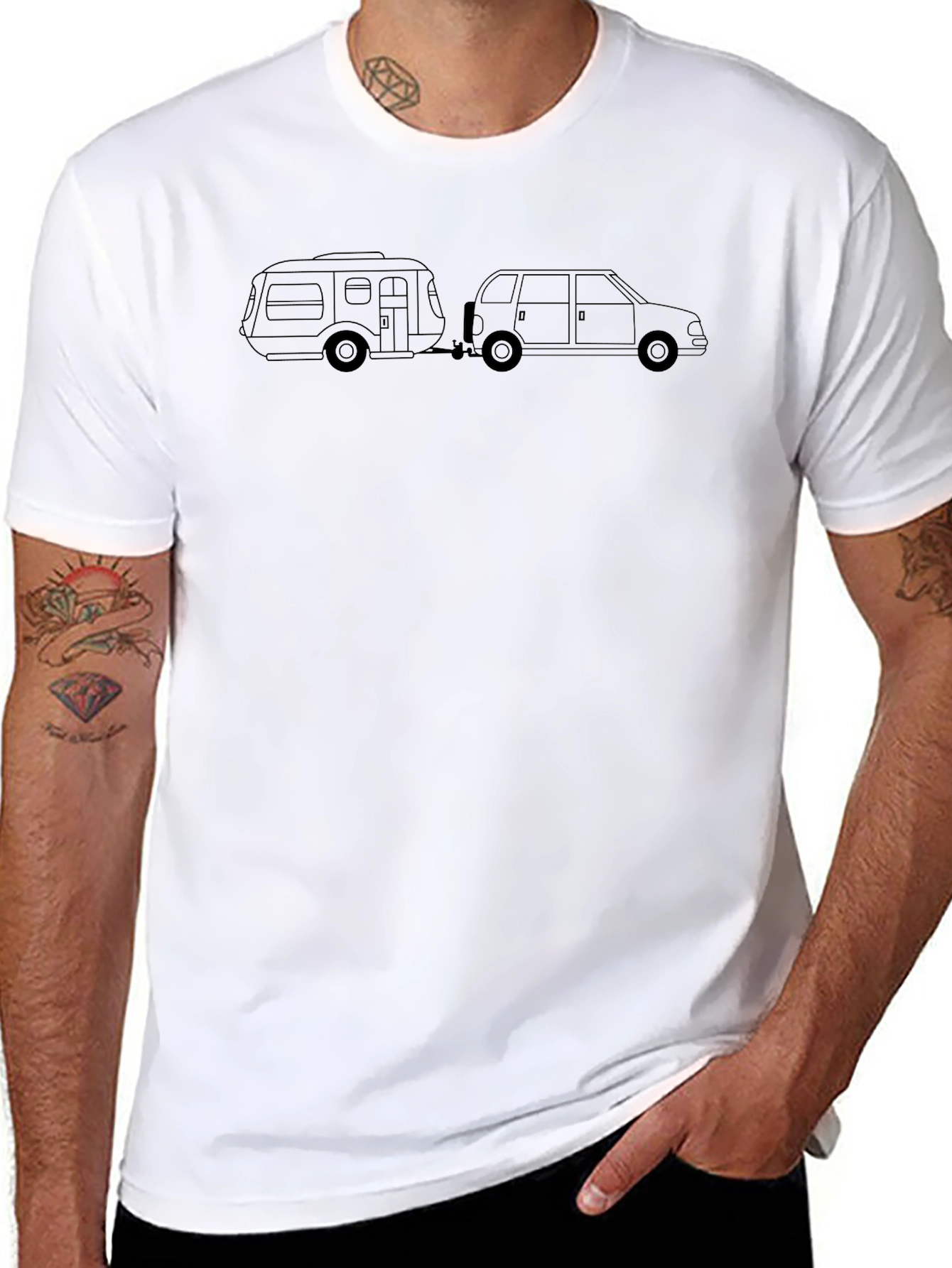 Retro Camper & Van T-Shirt - Road Trip Ready!