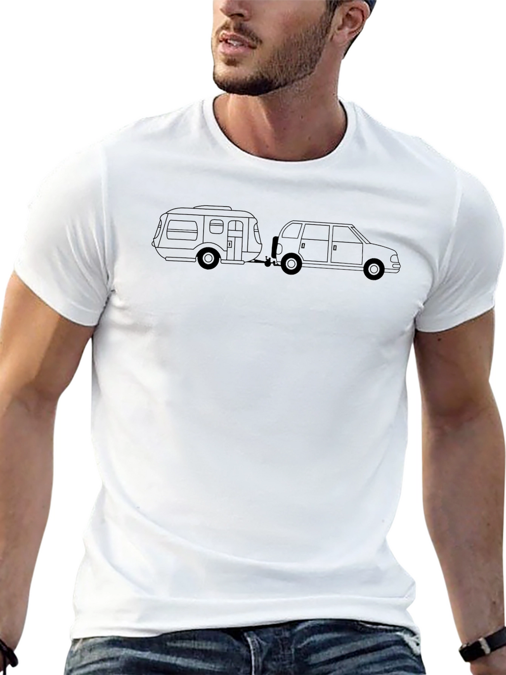 Retro Camper & Van T-Shirt - Road Trip Ready!