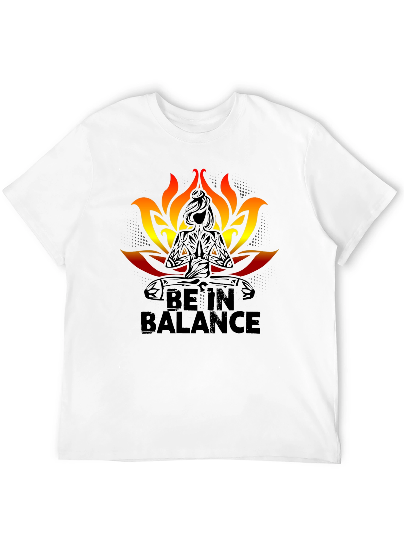 Be In Balance Black T-Shirt