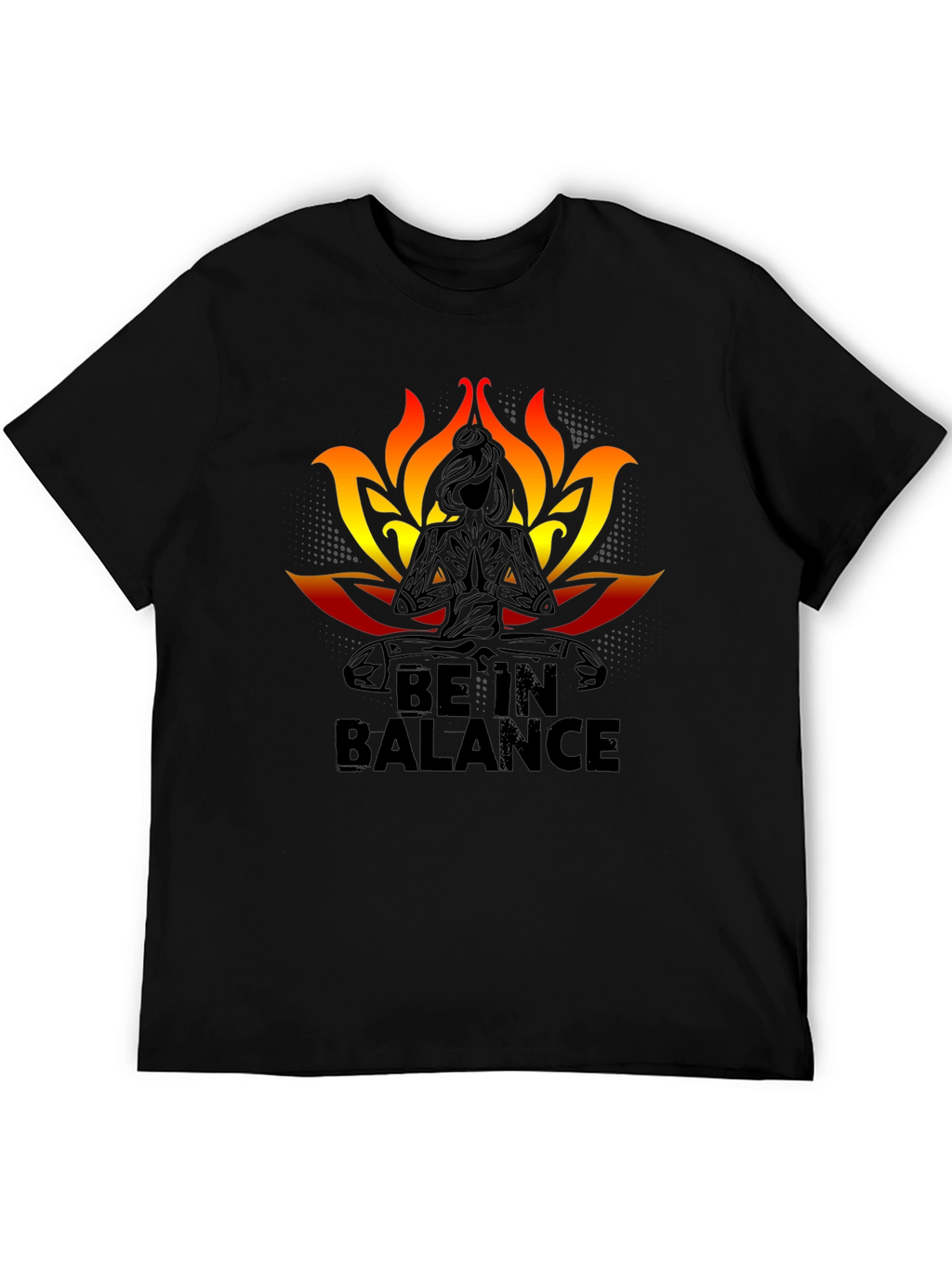 Be In Balance Black T-Shirt
