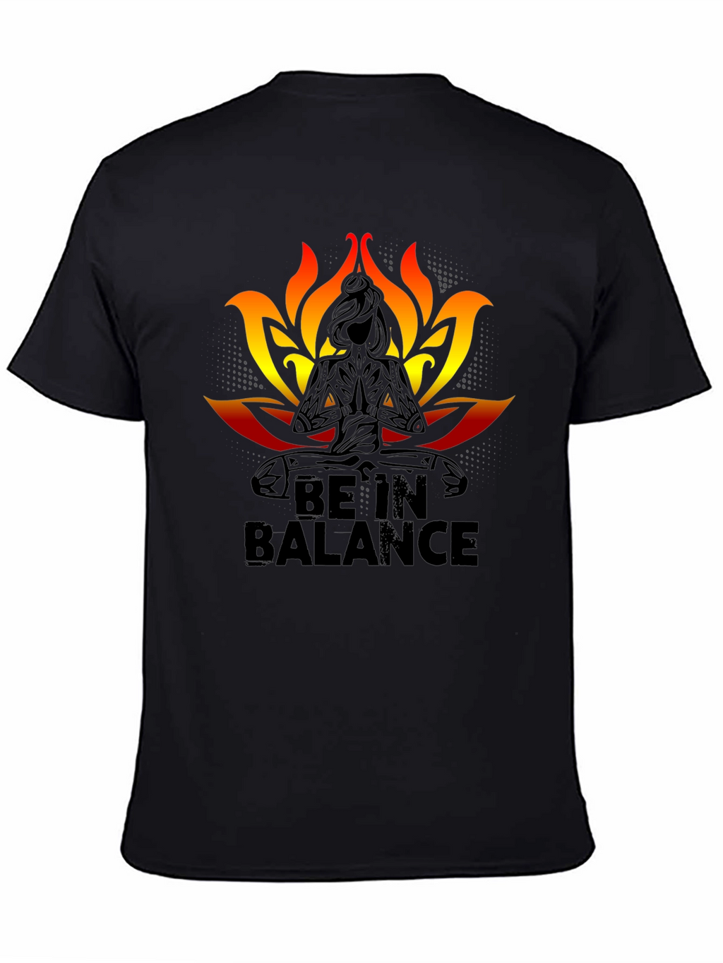 Be In Balance Black T-Shirt