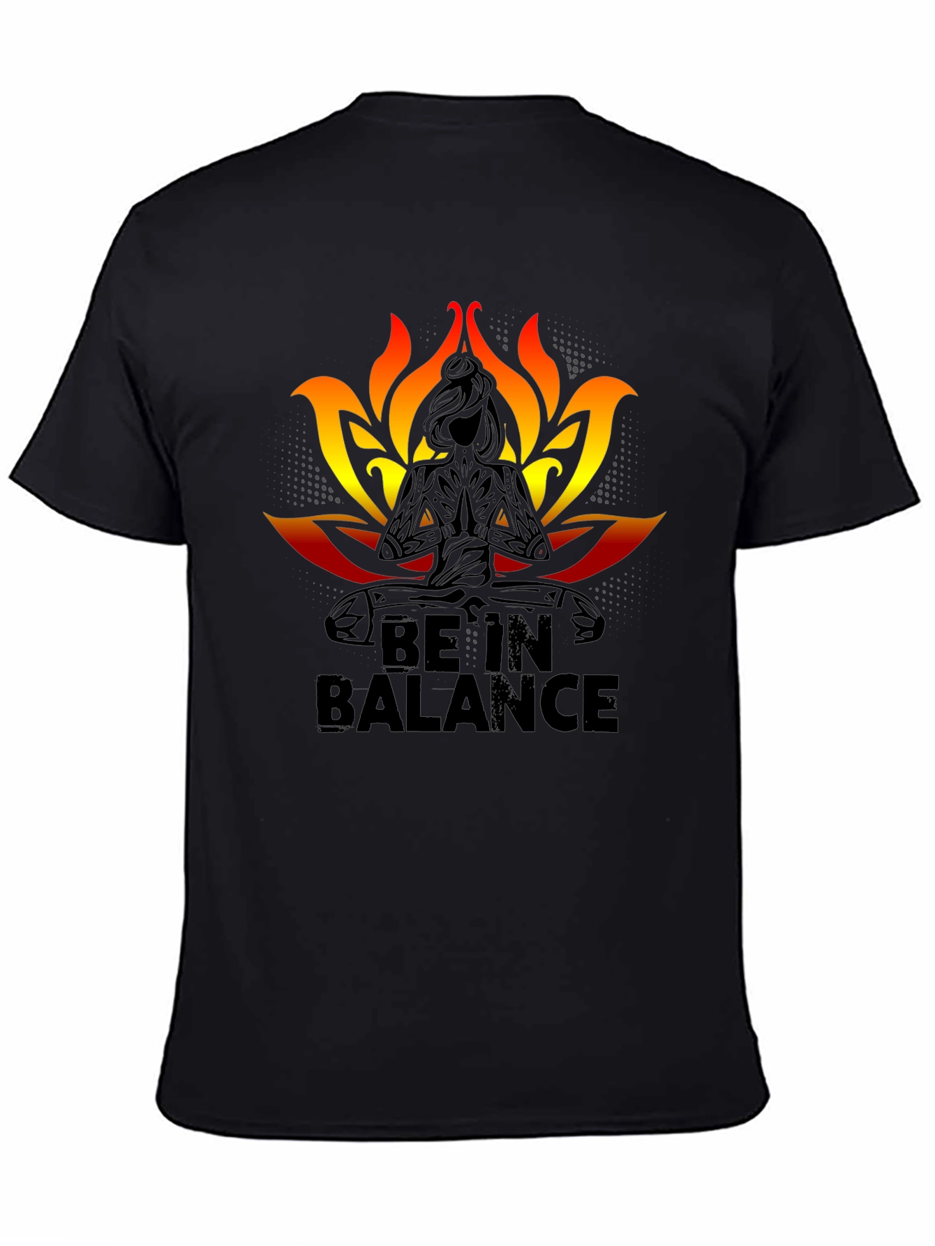 Be In Balance Black T-Shirt