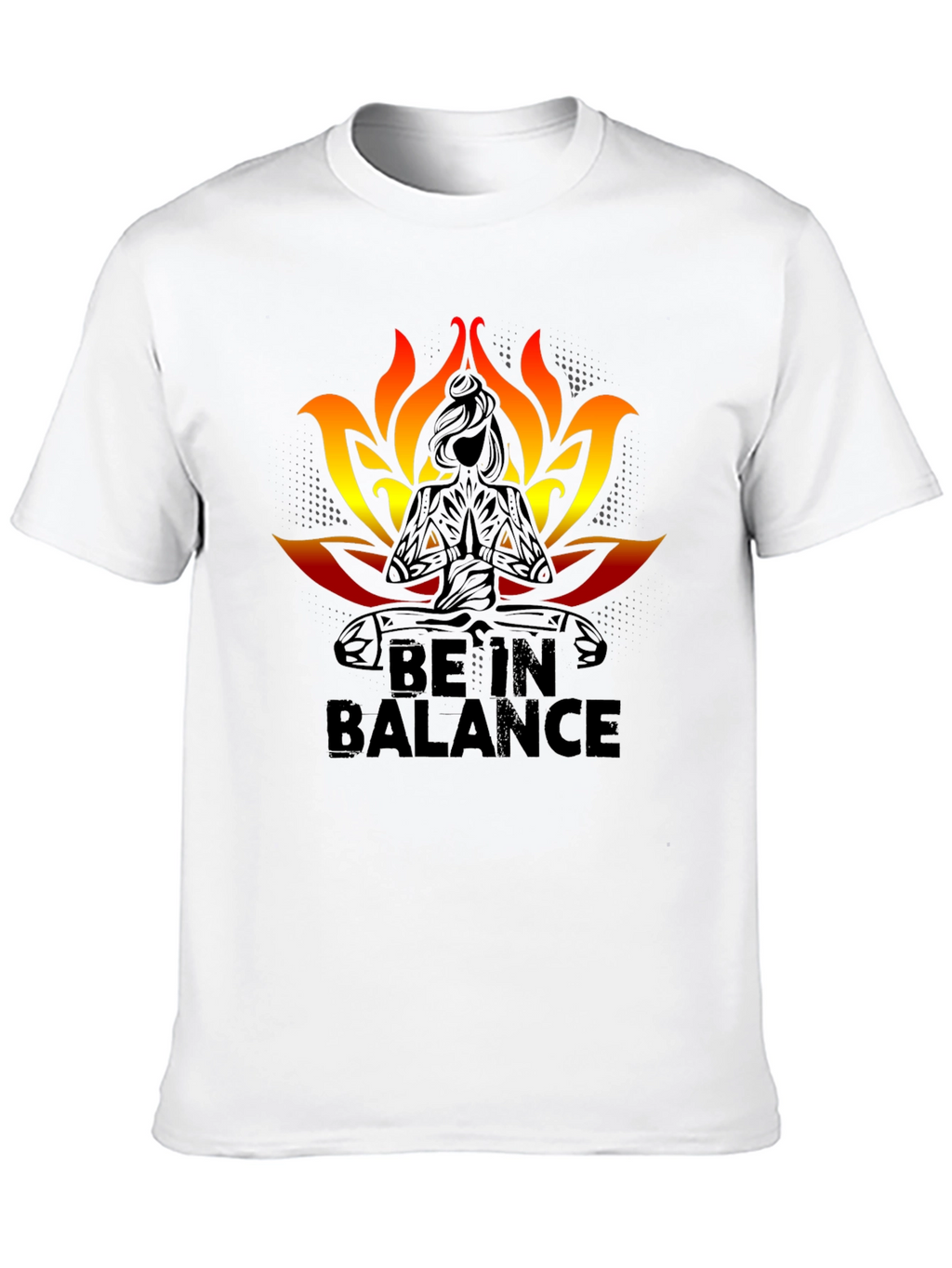 Be In Balance Black T-Shirt