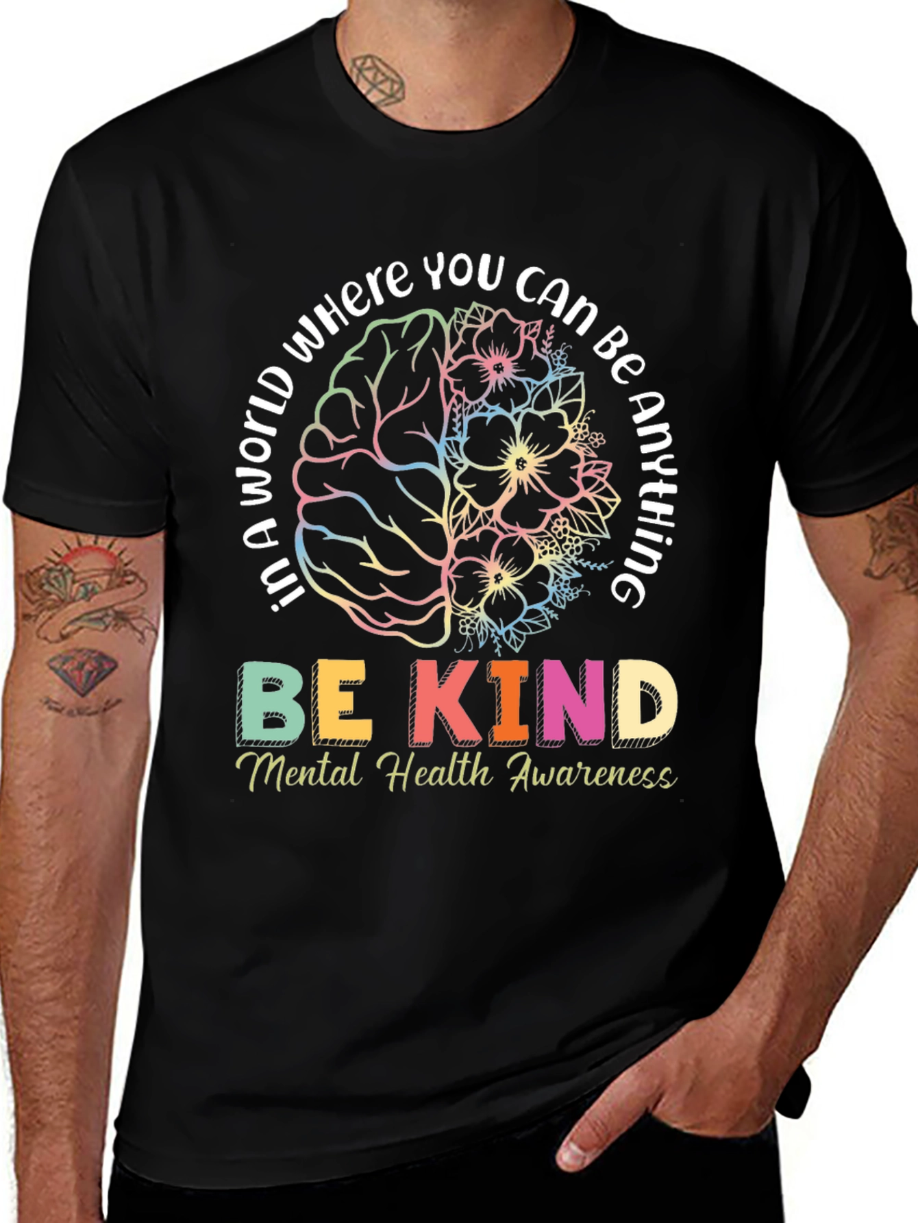 Be Kind Mental Health Awareness T-Shirt