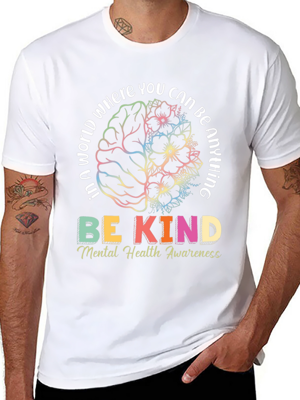 Be Kind Mental Health Awareness T-Shirt